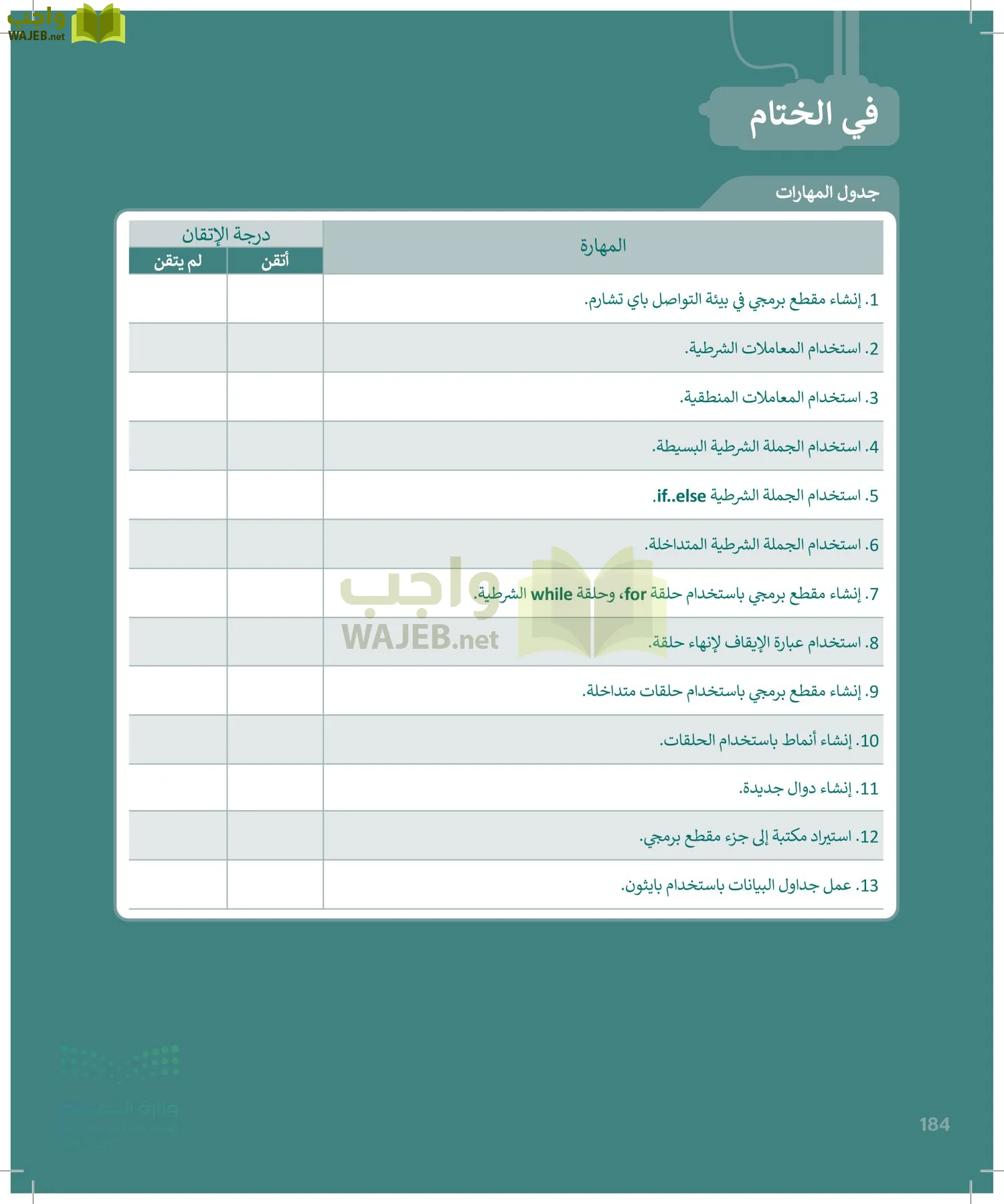 الحاسب وتقنية المعلومات page-184