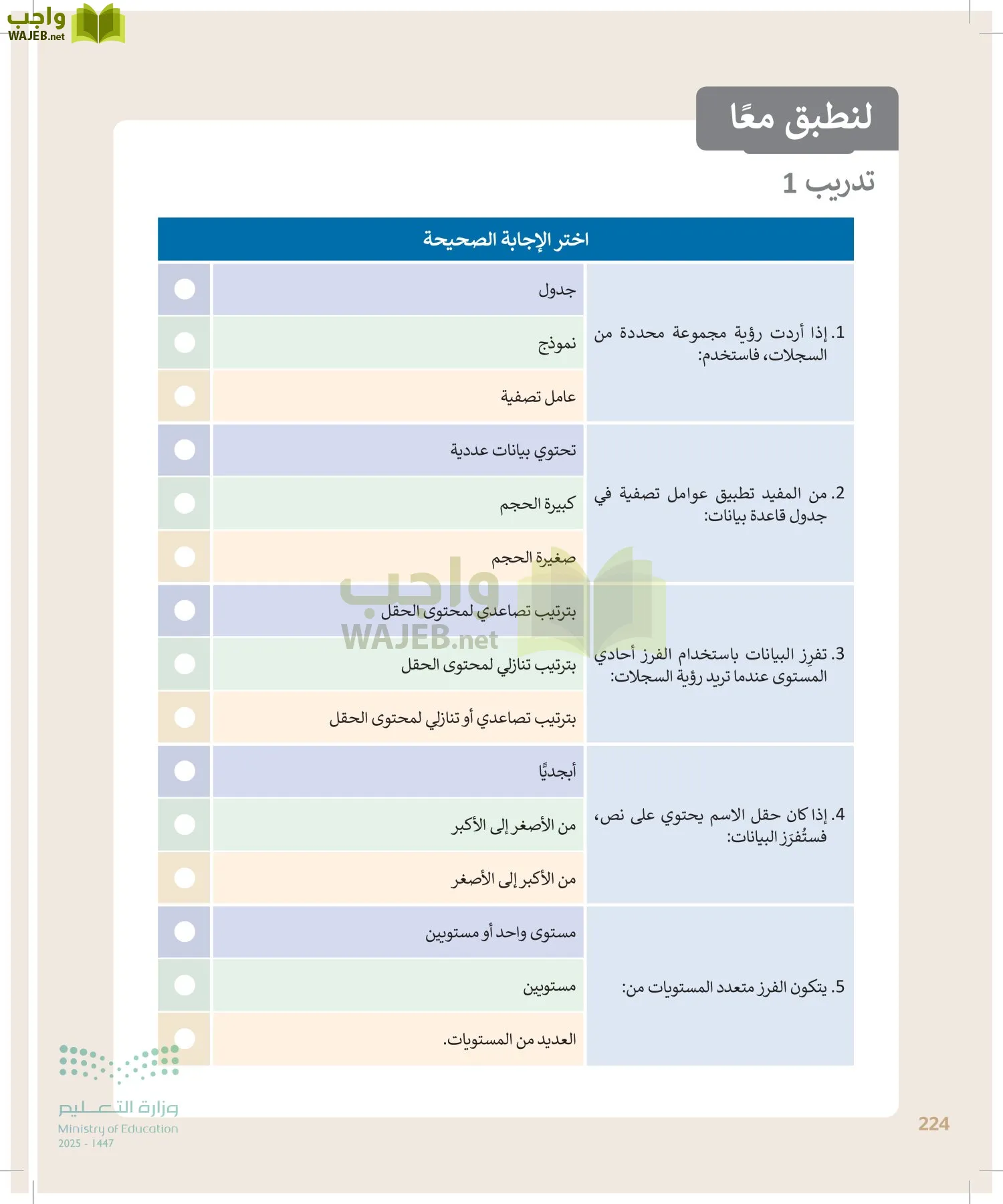 الحاسب وتقنية المعلومات page-224