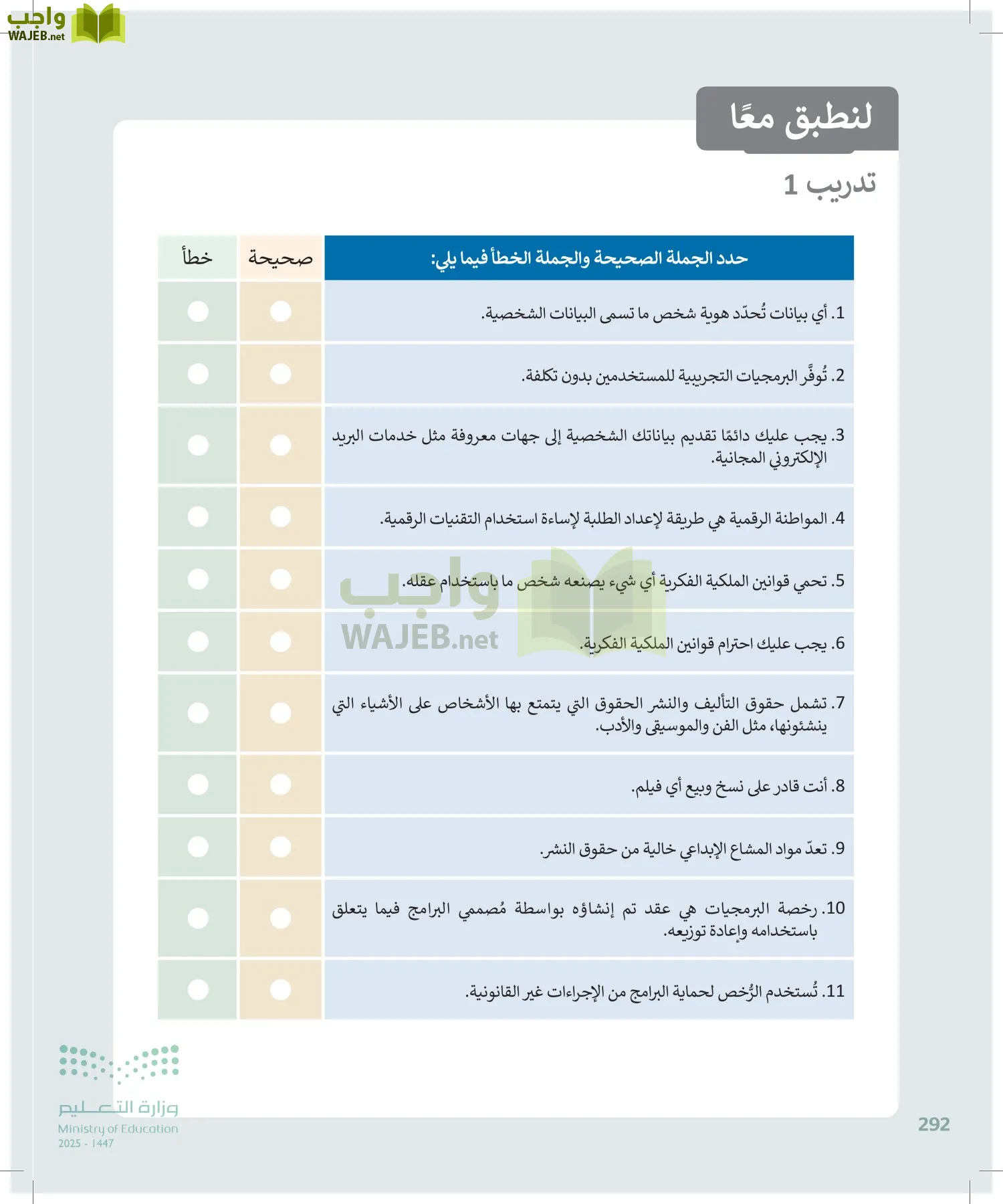 الحاسب وتقنية المعلومات page-292