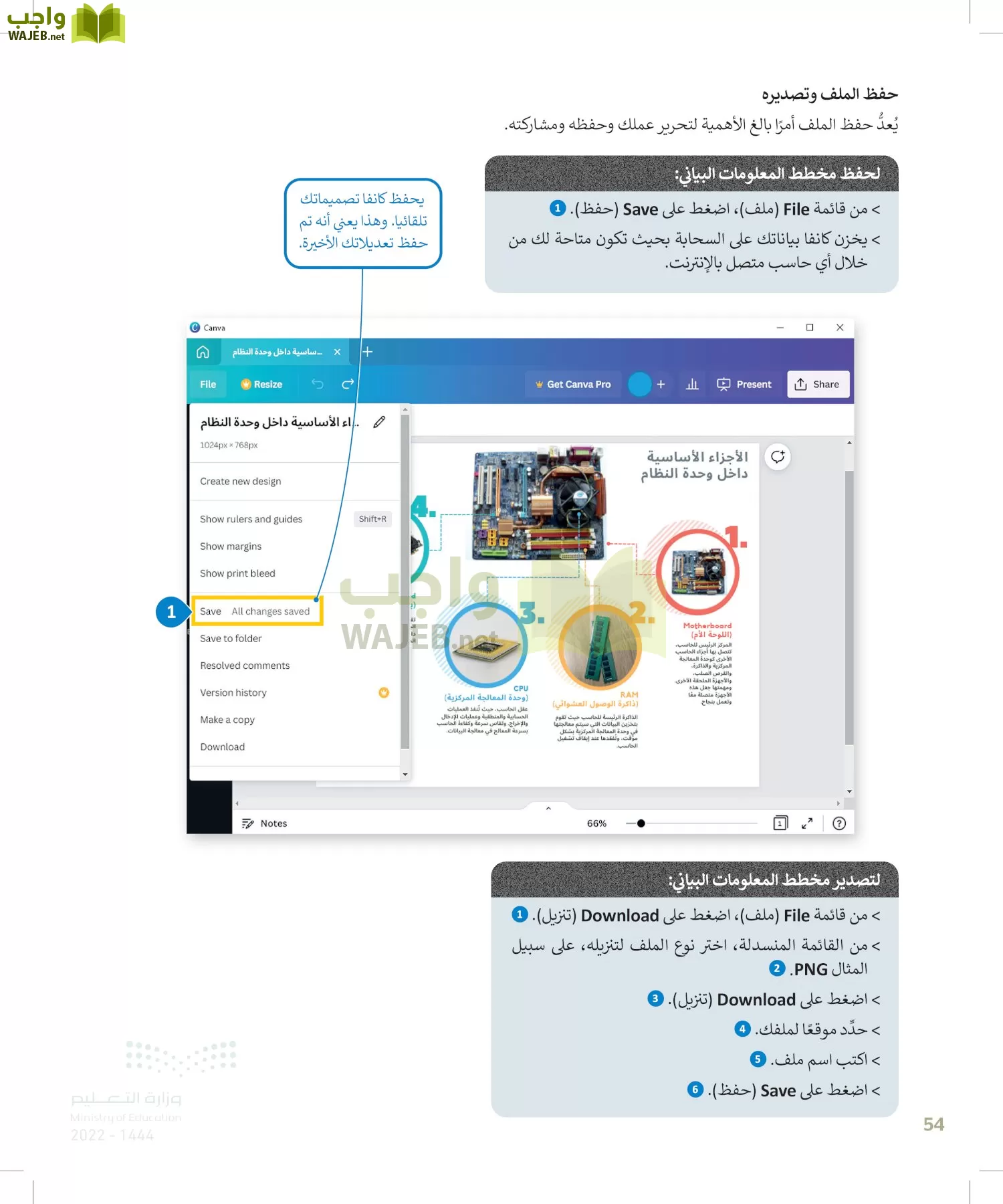 الحاسب وتقنية المعلومات page-53