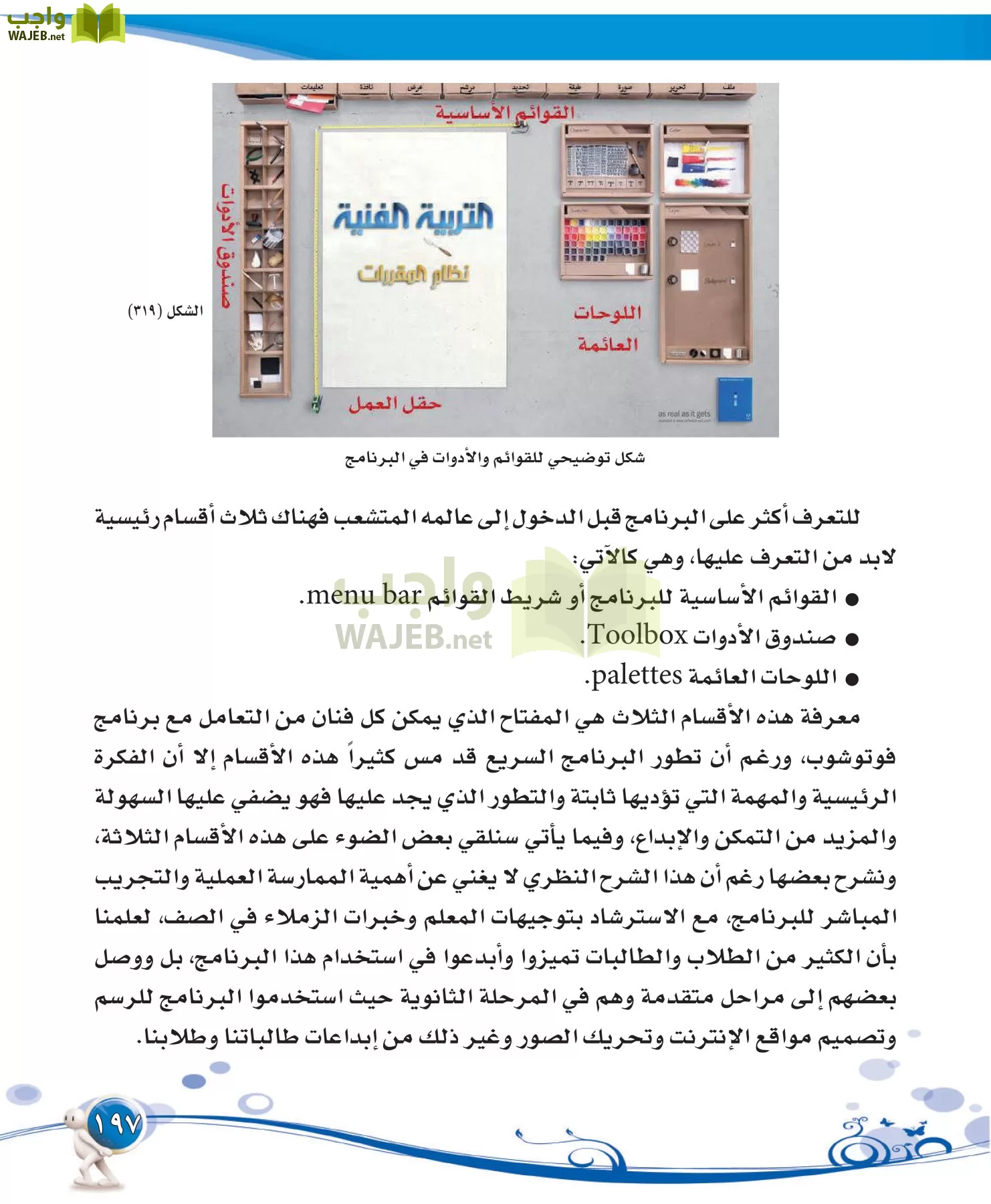 التربية الفنية مقررات page-197