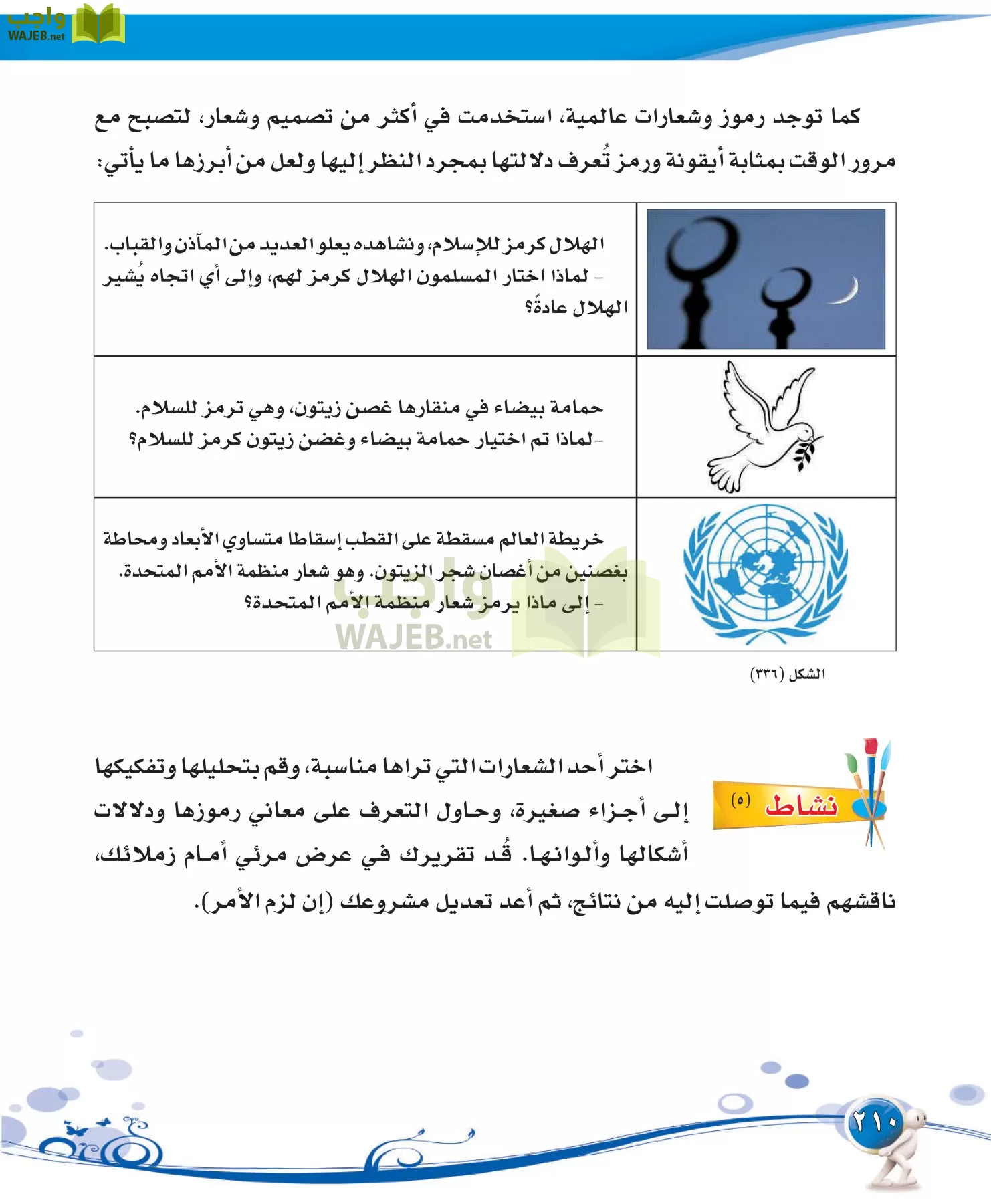 التربية الفنية مقررات page-210