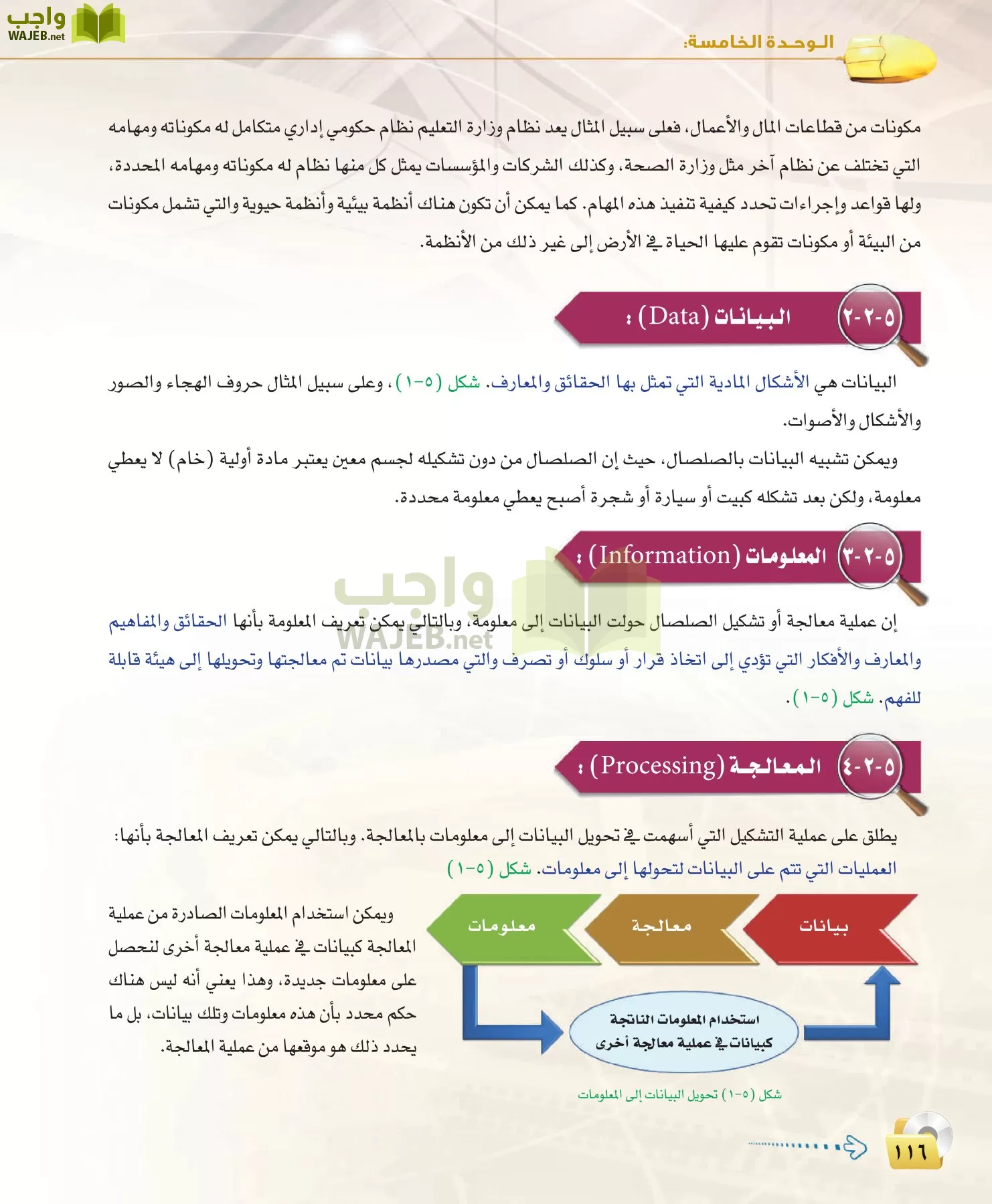 الحاسب وتقنية المعلومات 3 مقررات page-116