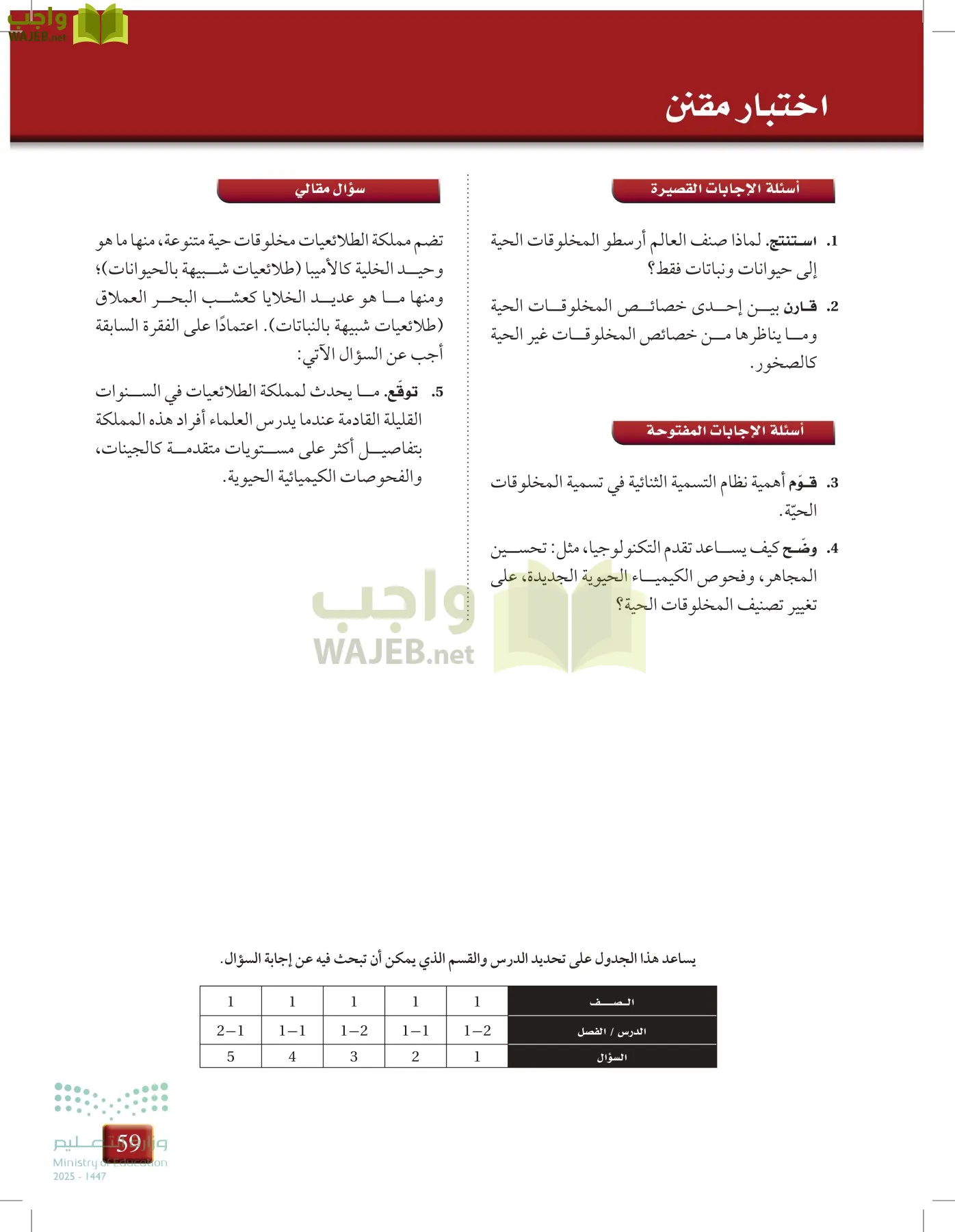 أحياء 1 مقررات page-58