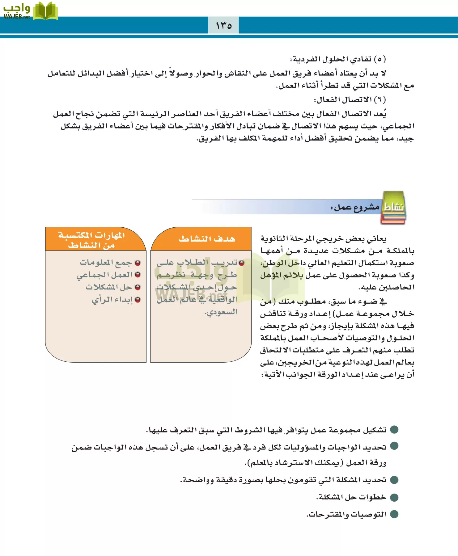 التربية المهنية مقررات page-135