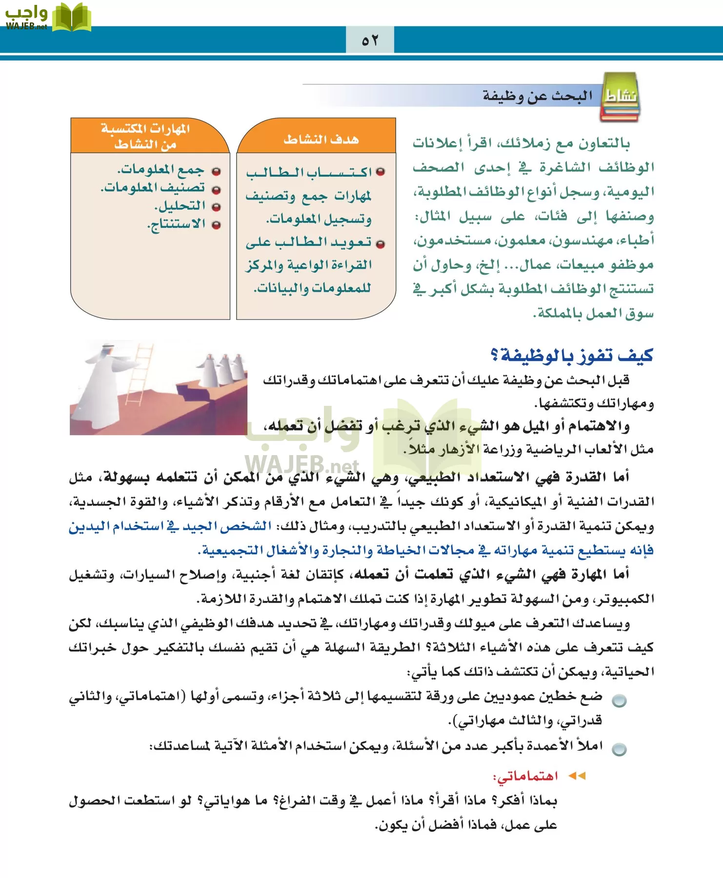 التربية المهنية مقررات page-52