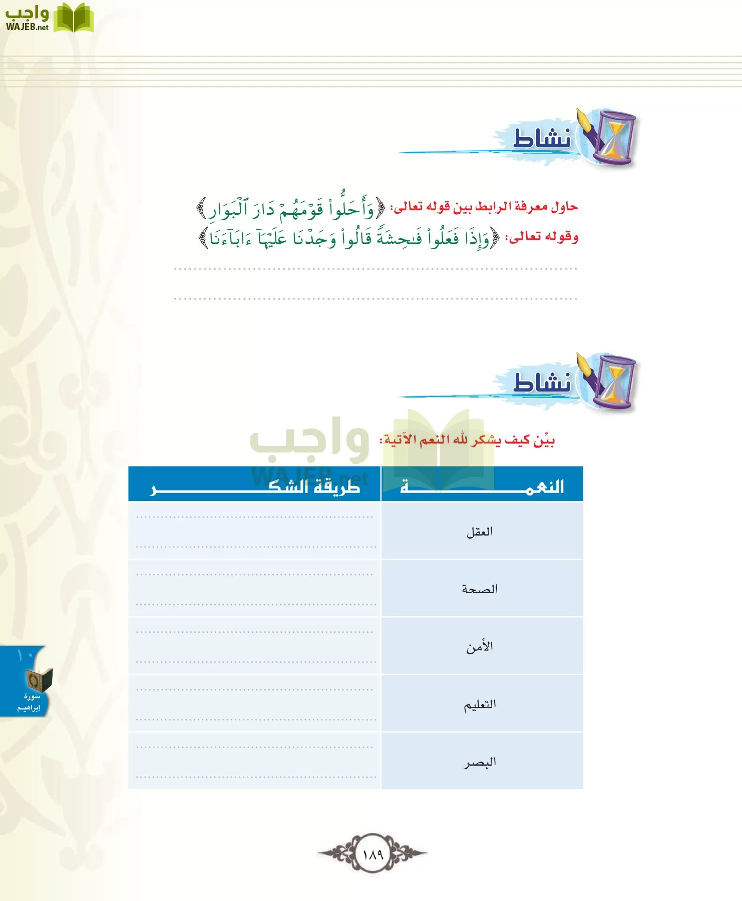 التفسير 1 مقررات page-189