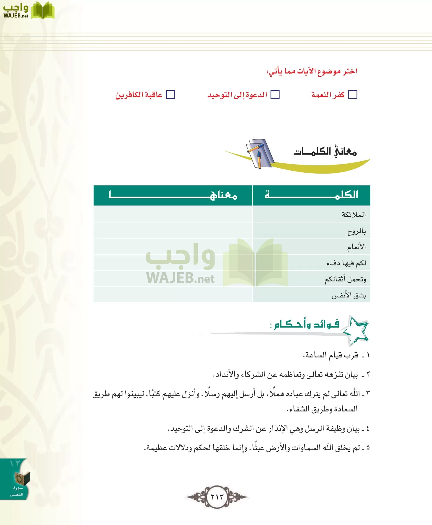 التفسير 1 مقررات page-213