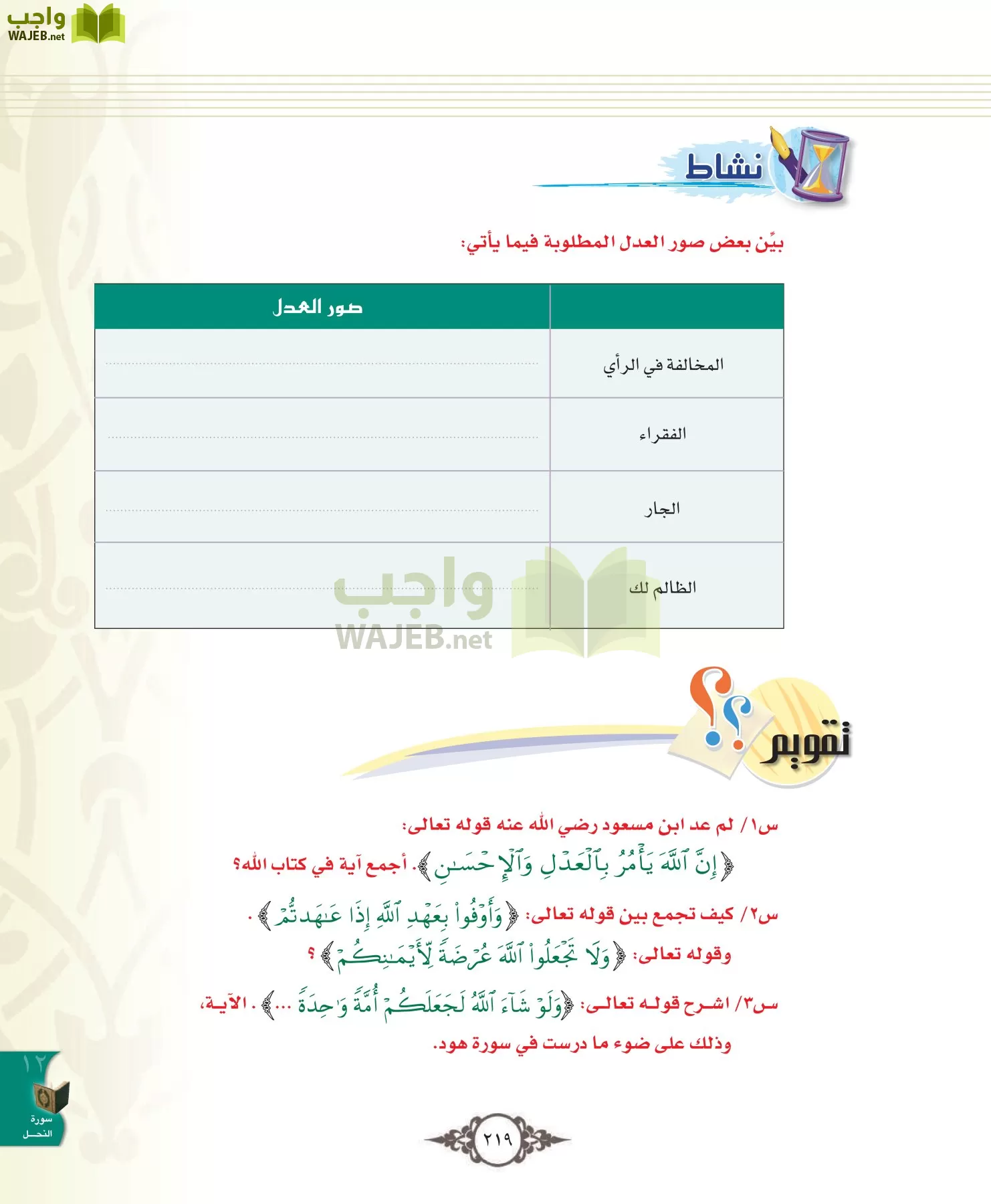 التفسير 1 مقررات page-219