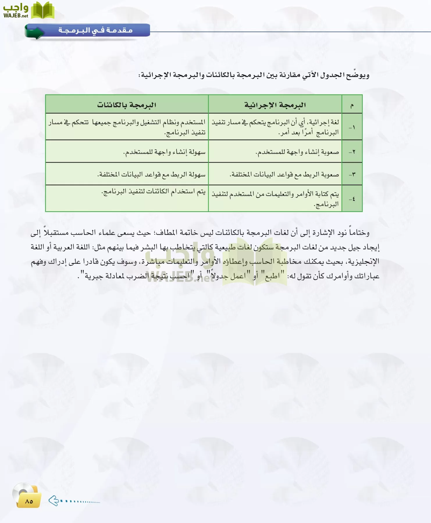 الحاسب وتقنية المعلومات 1 مقررات page-85