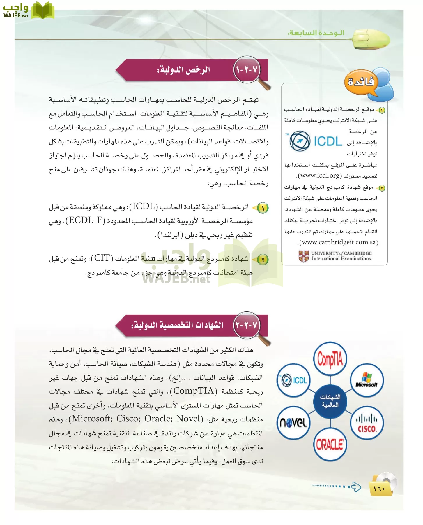 الحاسب وتقنية المعلومات 2 مقررات page-159