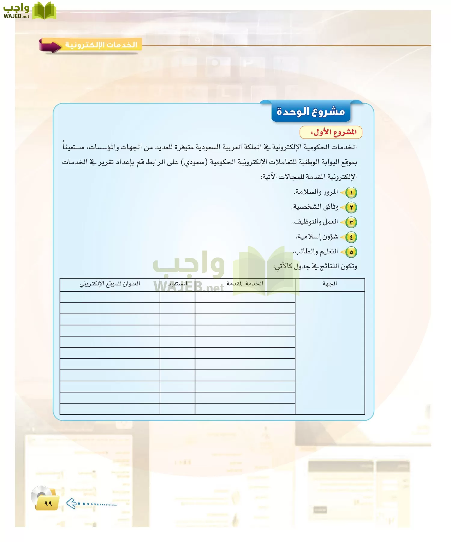 الحاسب وتقنية المعلومات 2 مقررات page-98