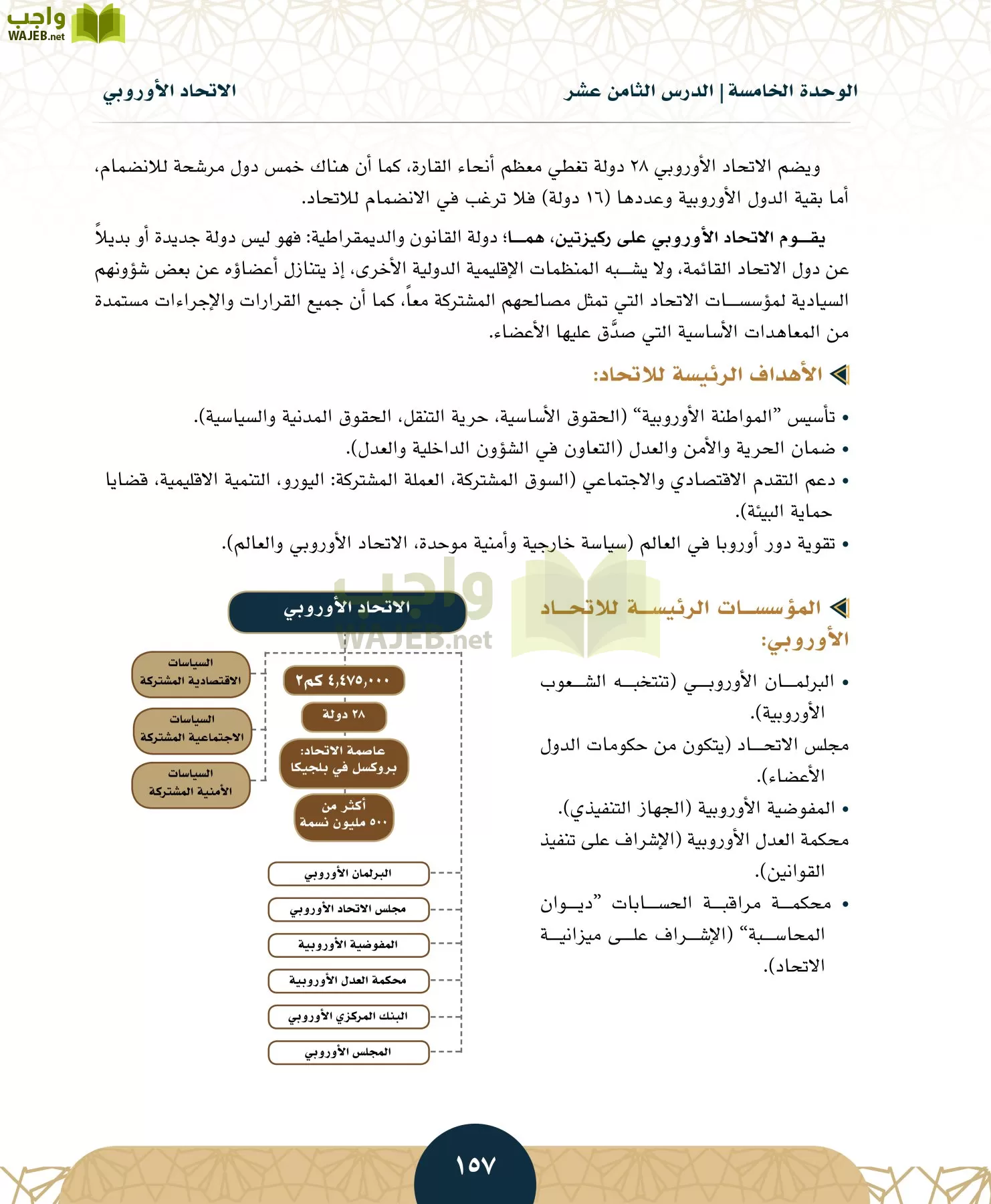 الدراسات الاجتماعية مقررات page-154
