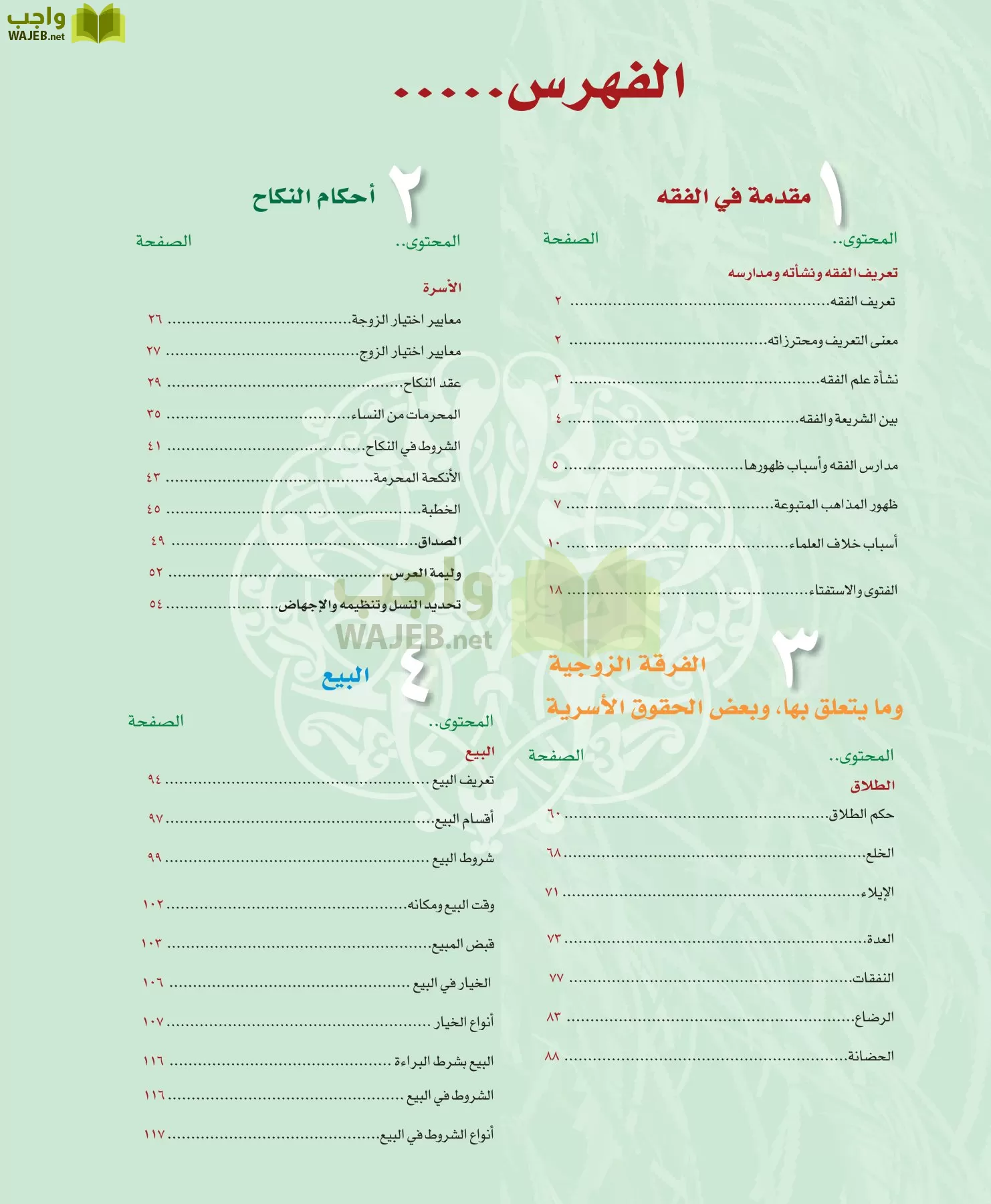 الفقه 1 مقررات page-4