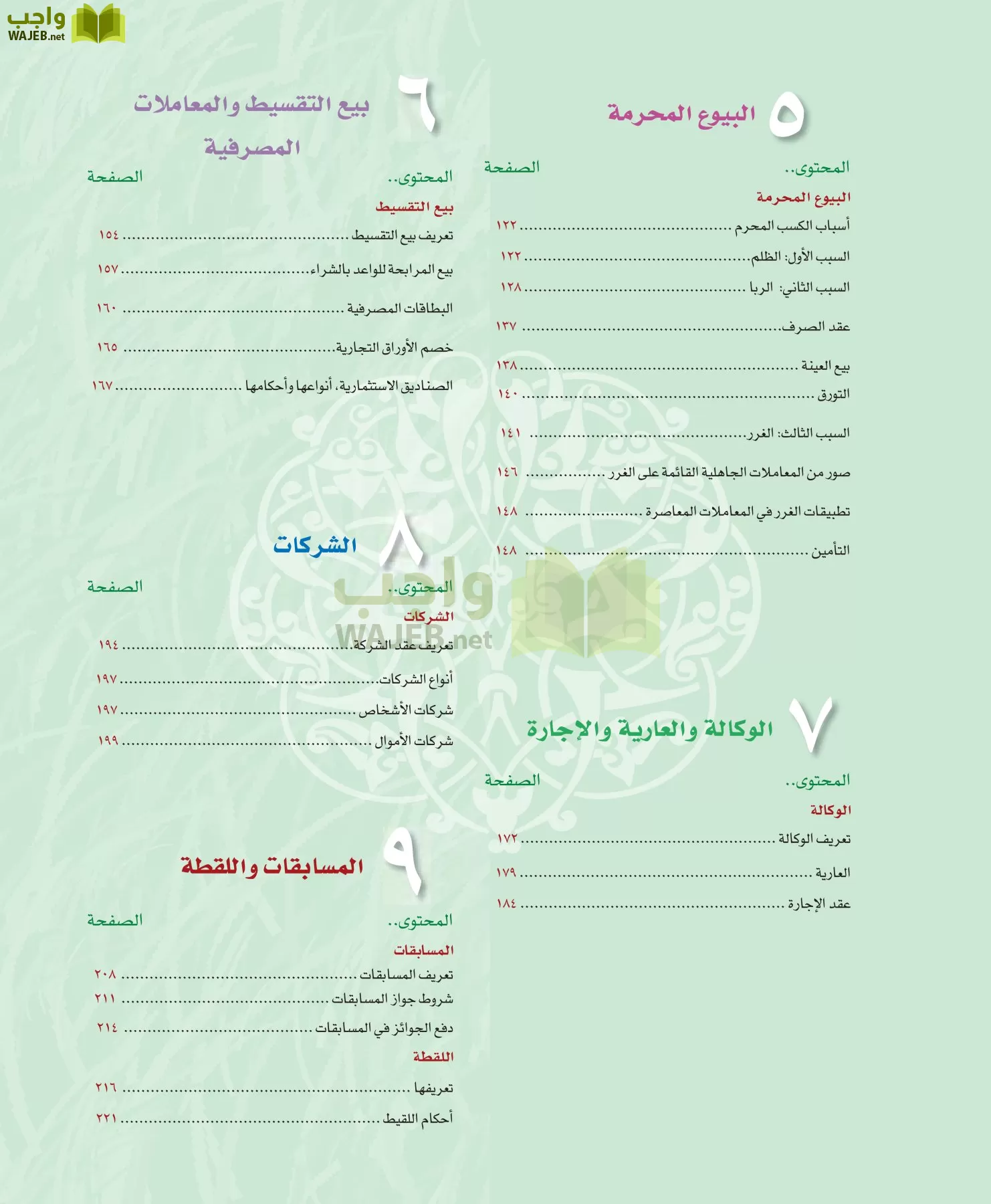 الفقه 1 مقررات page-5