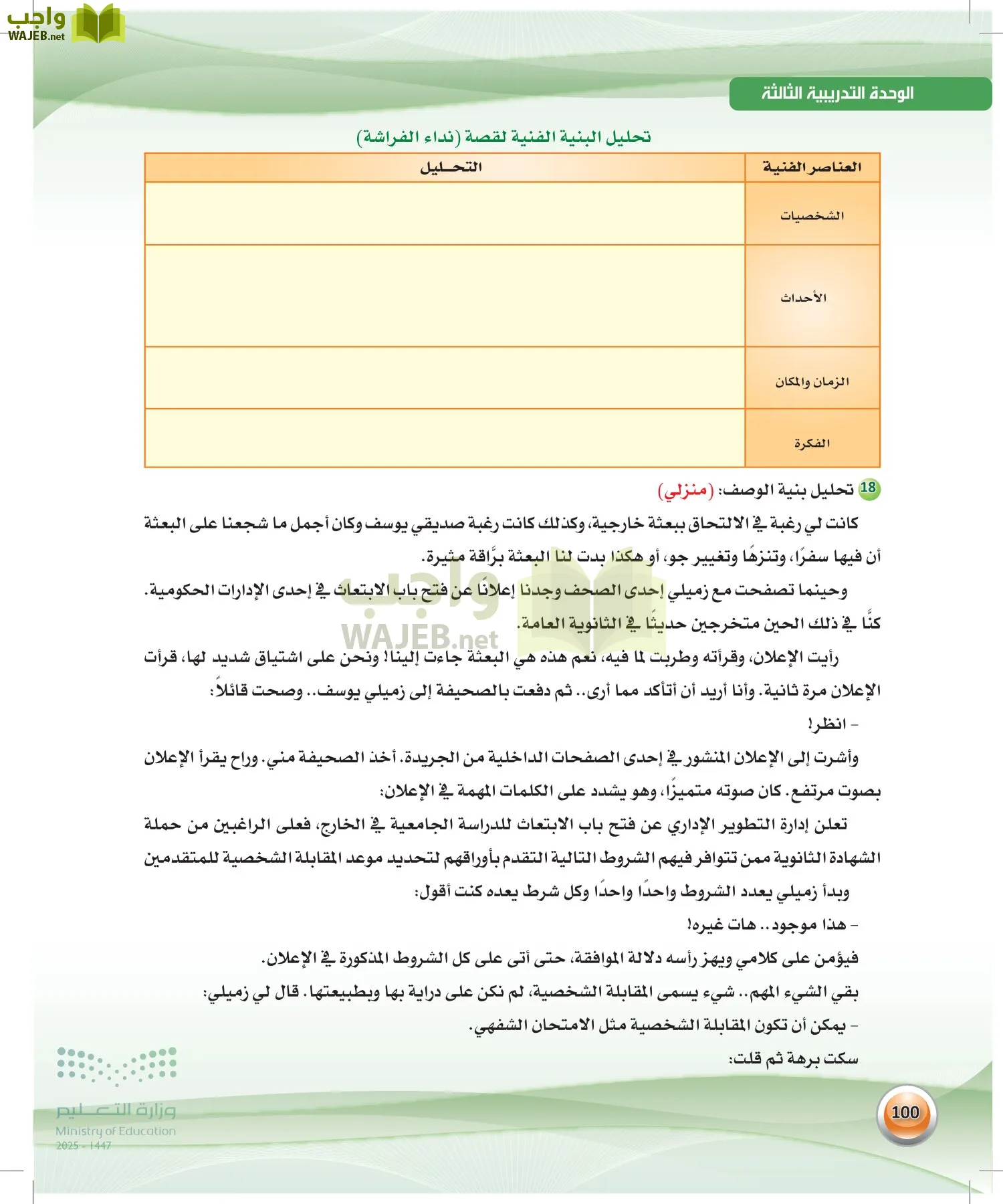 اللغة العربية 2 مقررات الكفايات اللغوية page-99