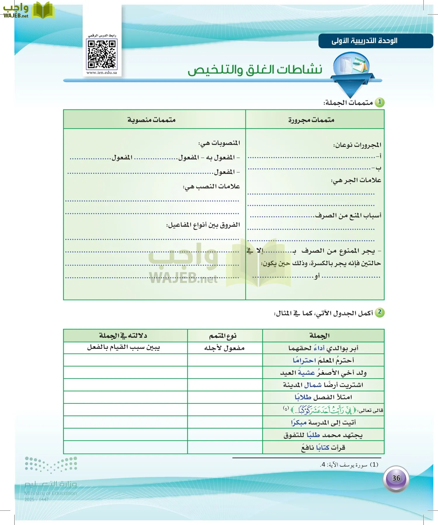 اللغة العربية 2 مقررات الكفايات اللغوية page-35
