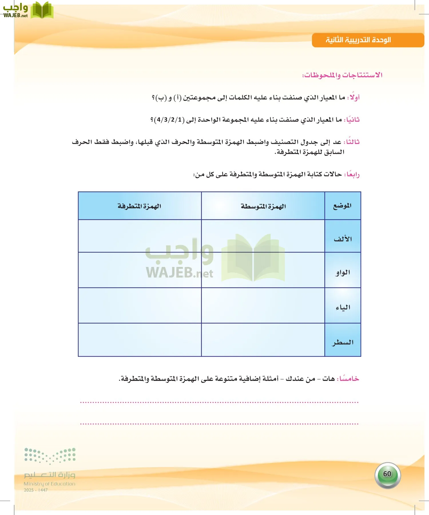 اللغة العربية 2 مقررات الكفايات اللغوية page-59