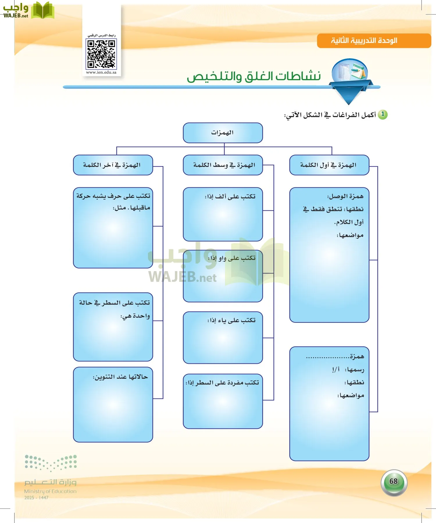 اللغة العربية 2 مقررات الكفايات اللغوية page-67