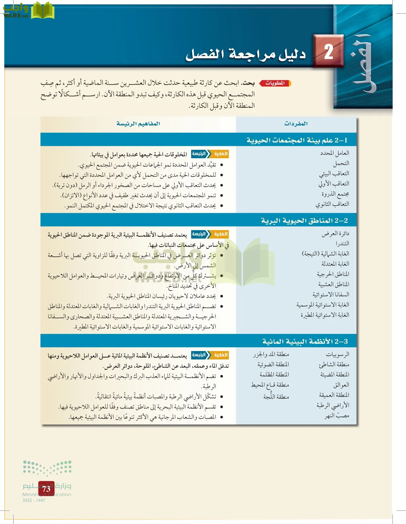 علم البيئة مقررات page-72