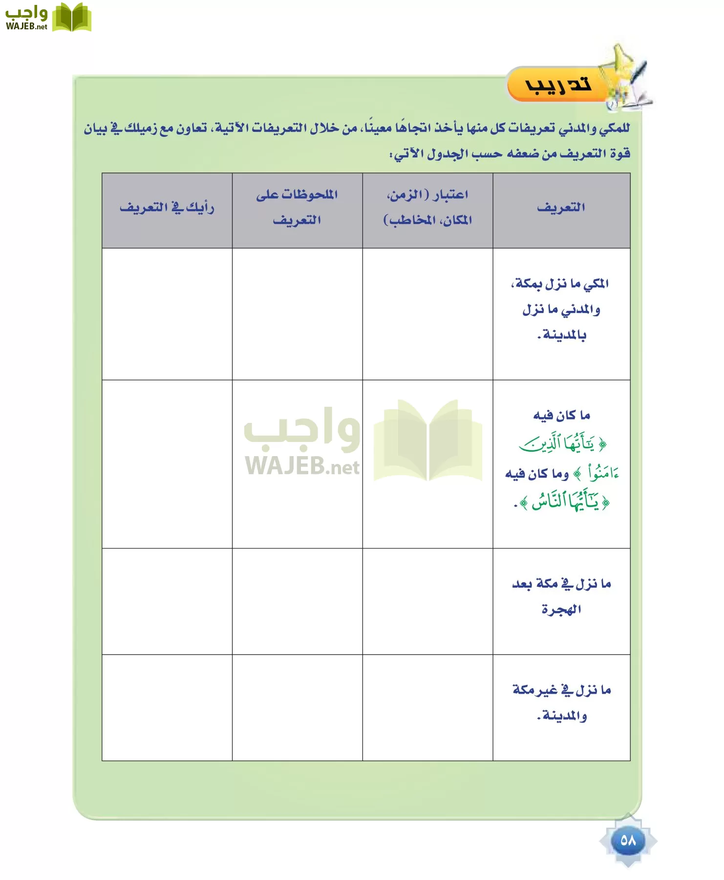 علوم القرآن 1 مقررات page-58