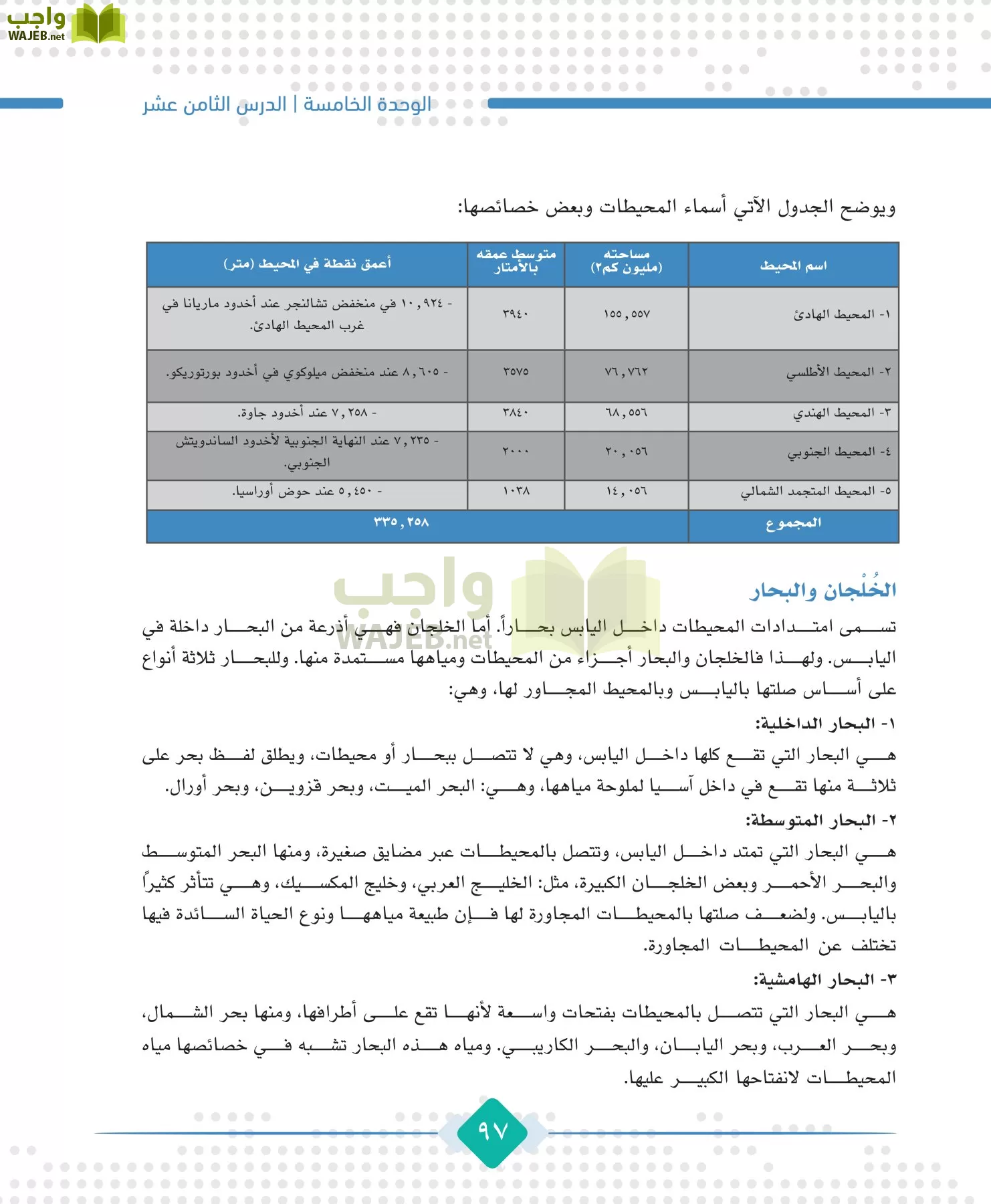 الجغرافيا مقررات page-99
