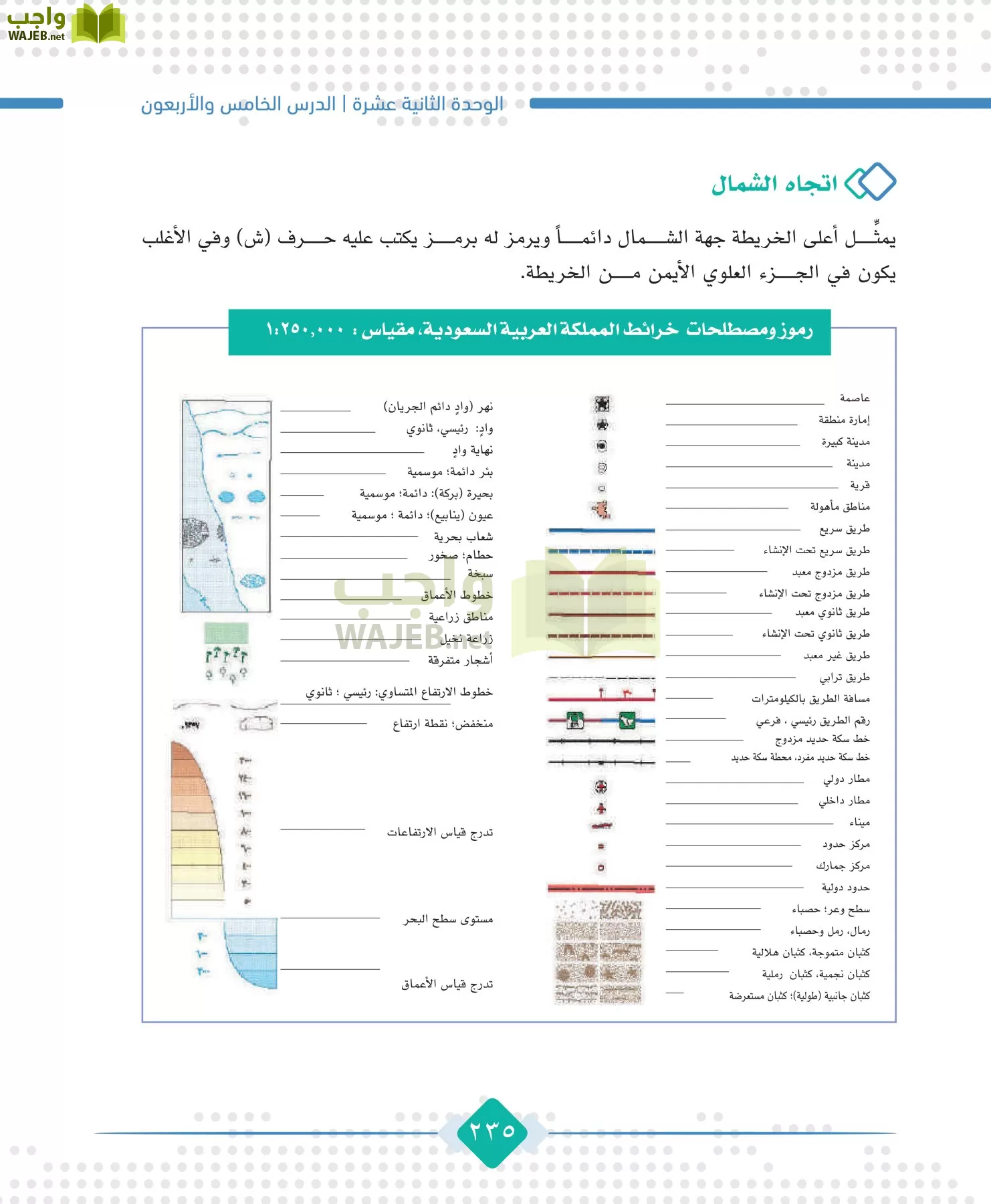 الجغرافيا مقررات page-237