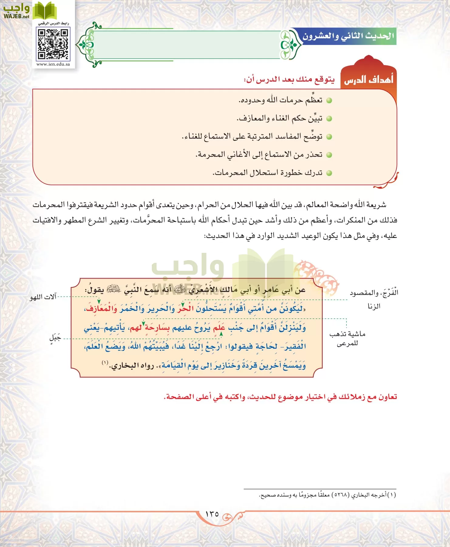 الحديث 2 مقررات page-135