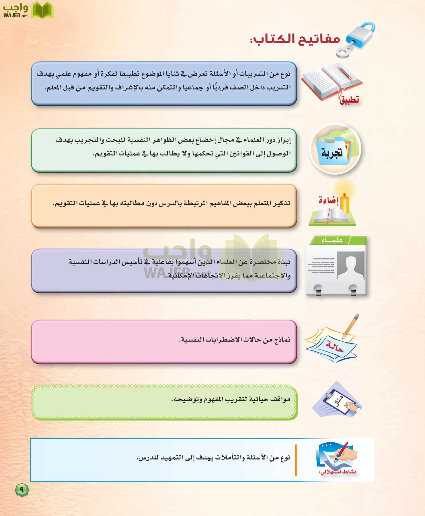 الدراسات النفسية والاجتماعية مقررات page-9