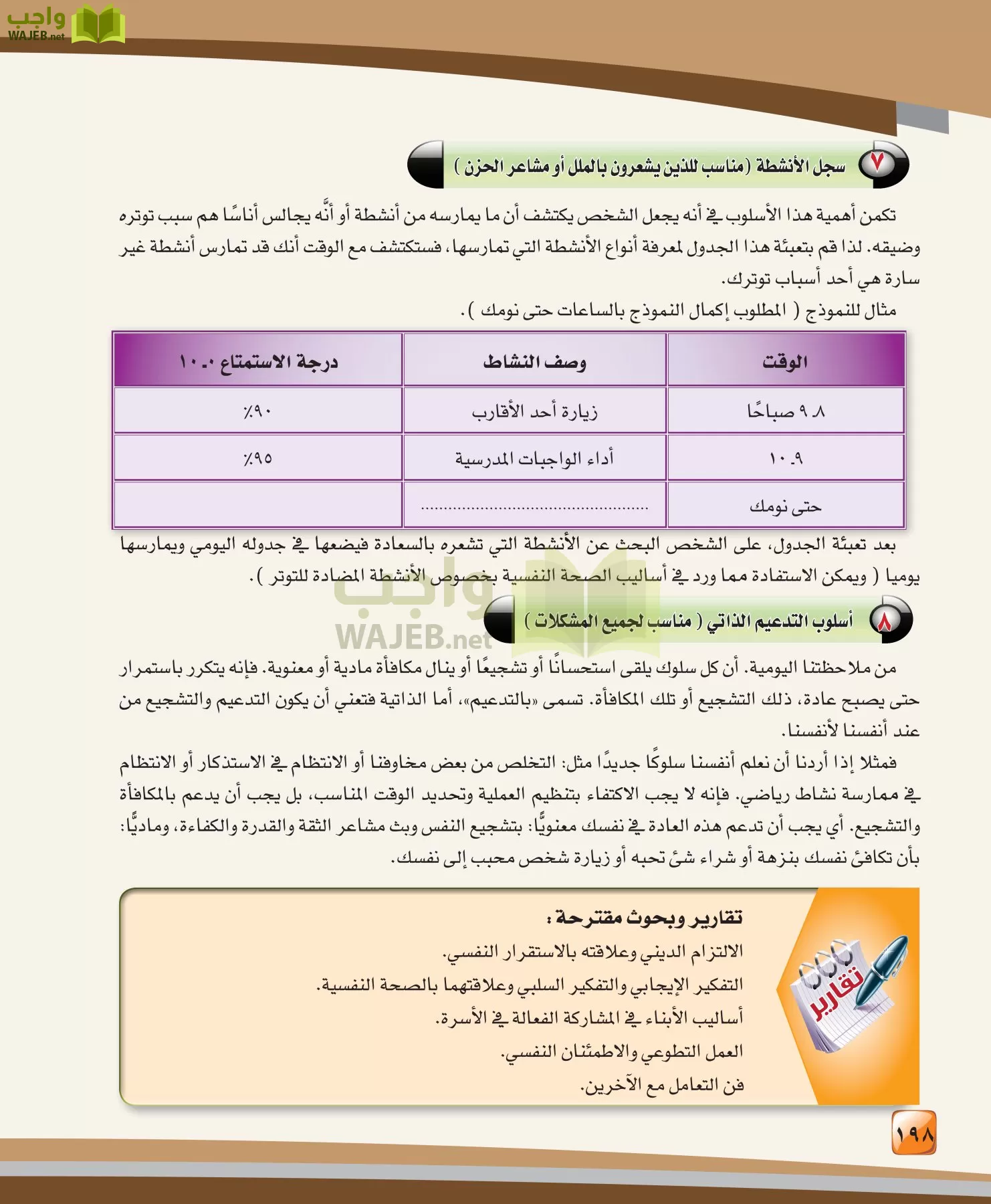 الدراسات النفسية والاجتماعية مقررات page-198