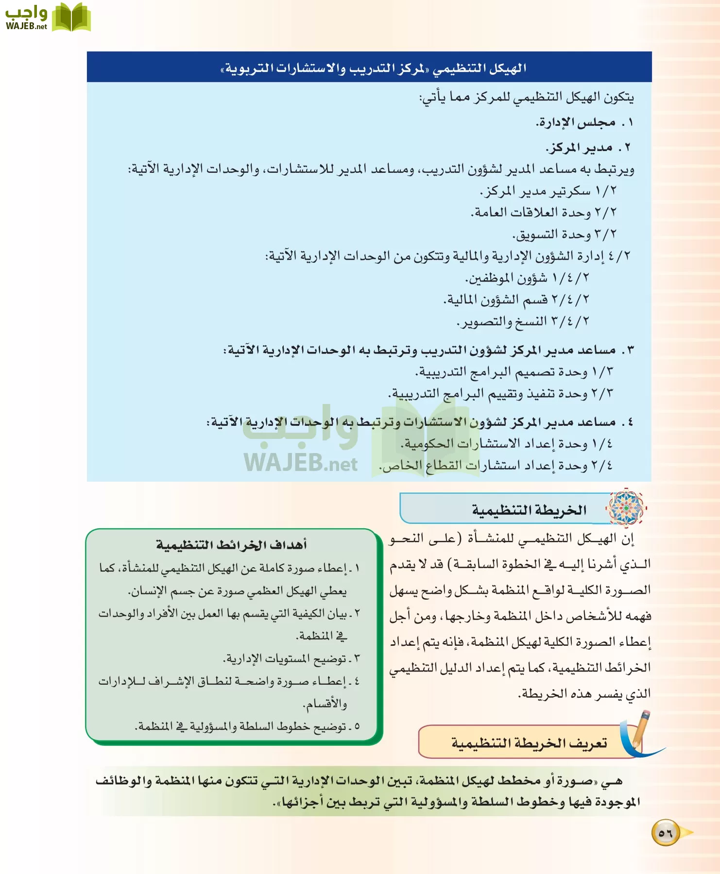 علوم إدارية 1 مقررات مبادئ الإدارة page-56