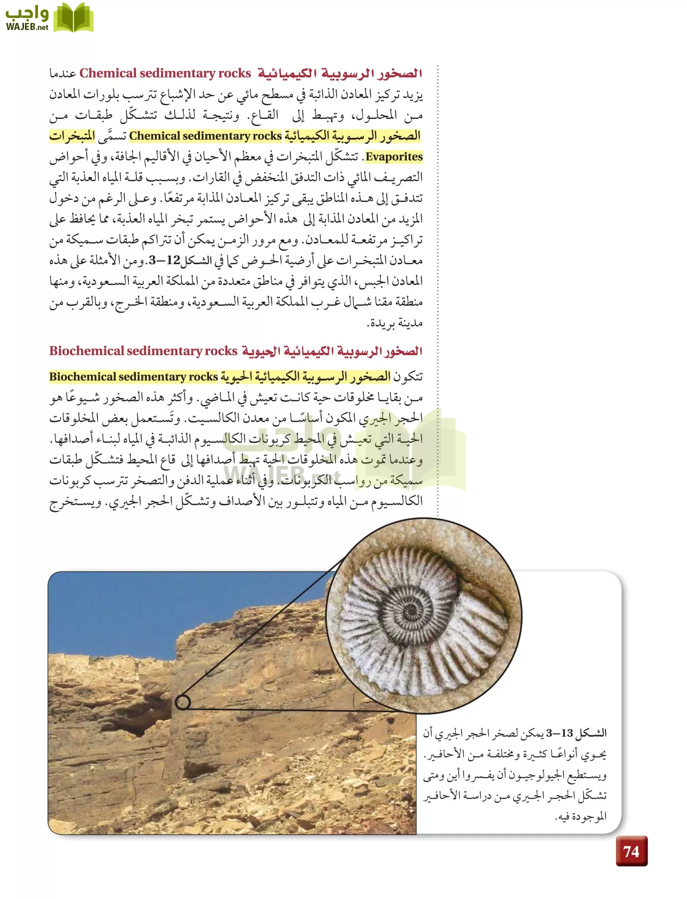 علم الأرض الجيولوجيا مقررات page-74