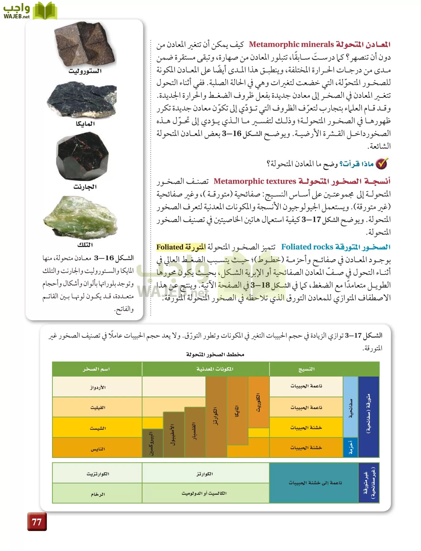 علم الأرض الجيولوجيا مقررات page-77