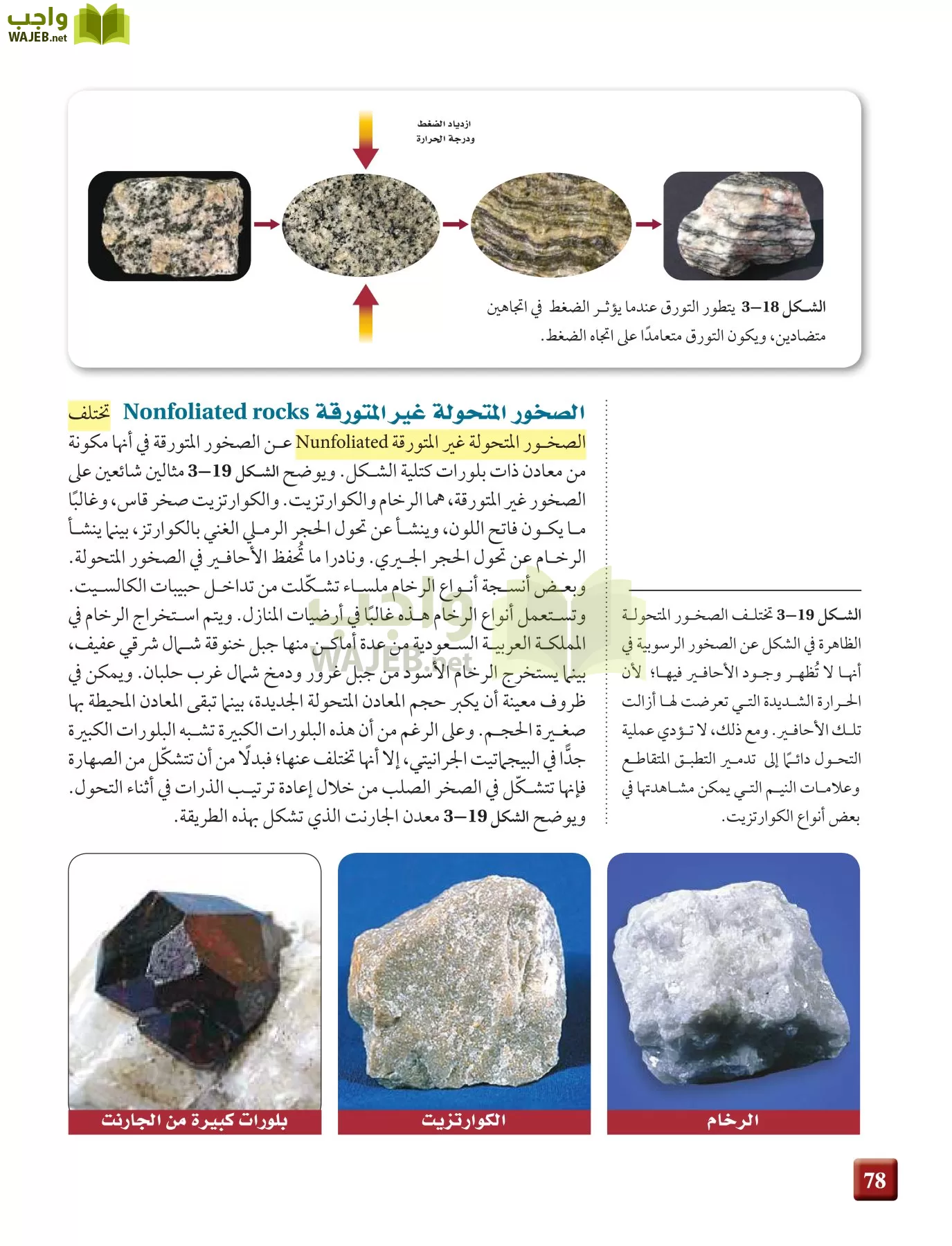 علم الأرض الجيولوجيا مقررات page-78