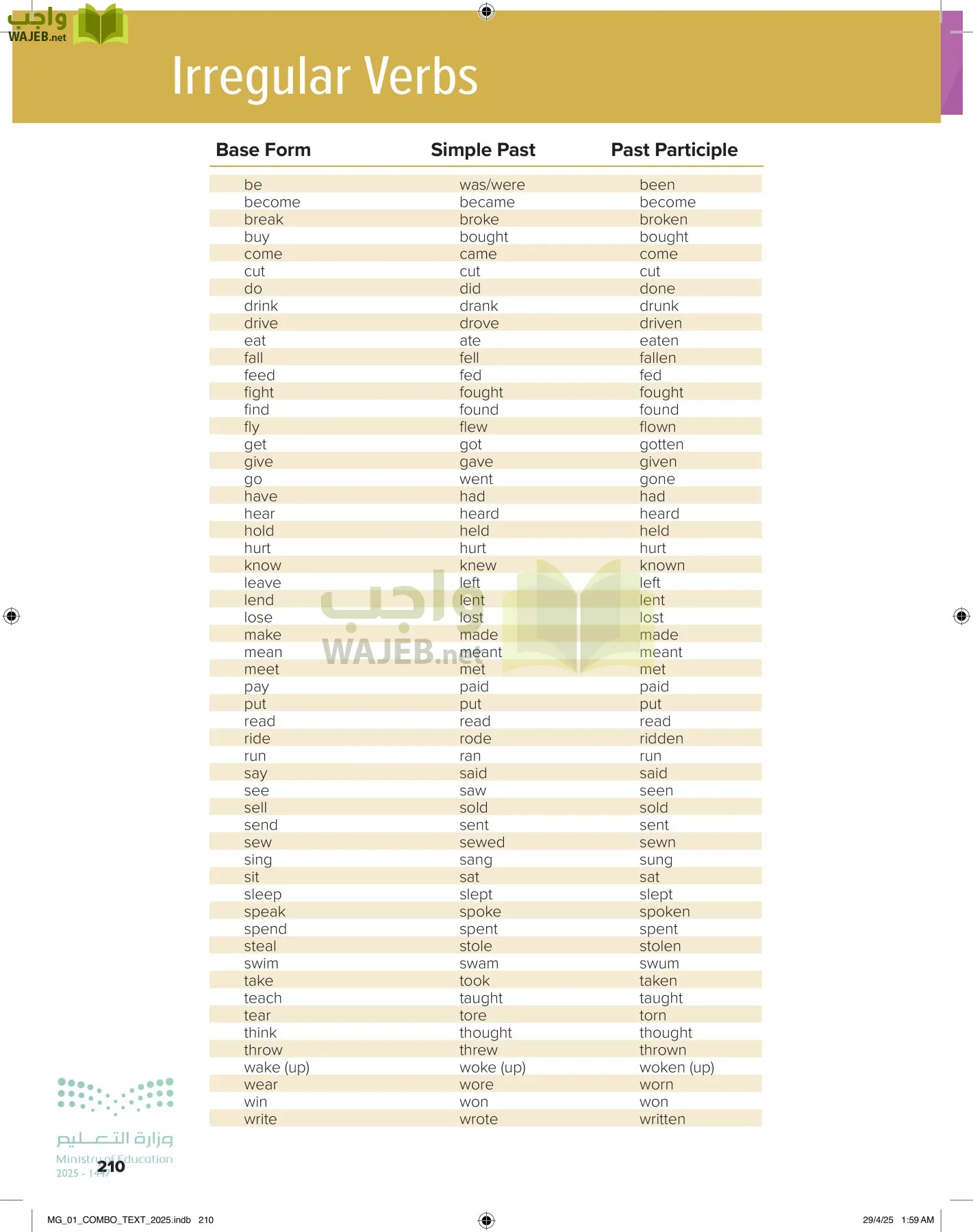 انجليزي 1 مقررات page-216