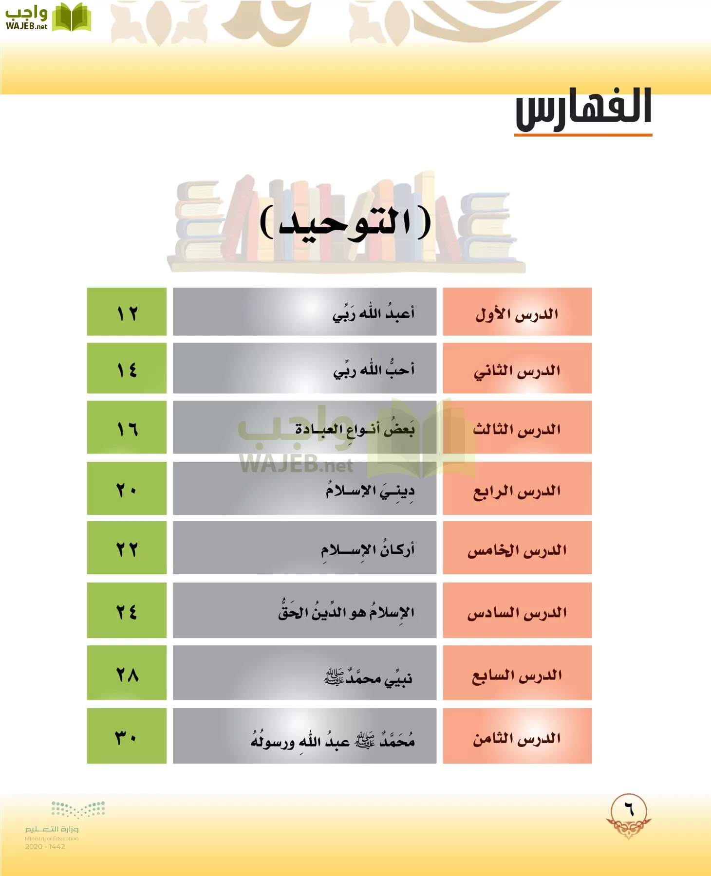 الدراسات الإسلامية (التوحيد-الفقه والسلوك) page-5