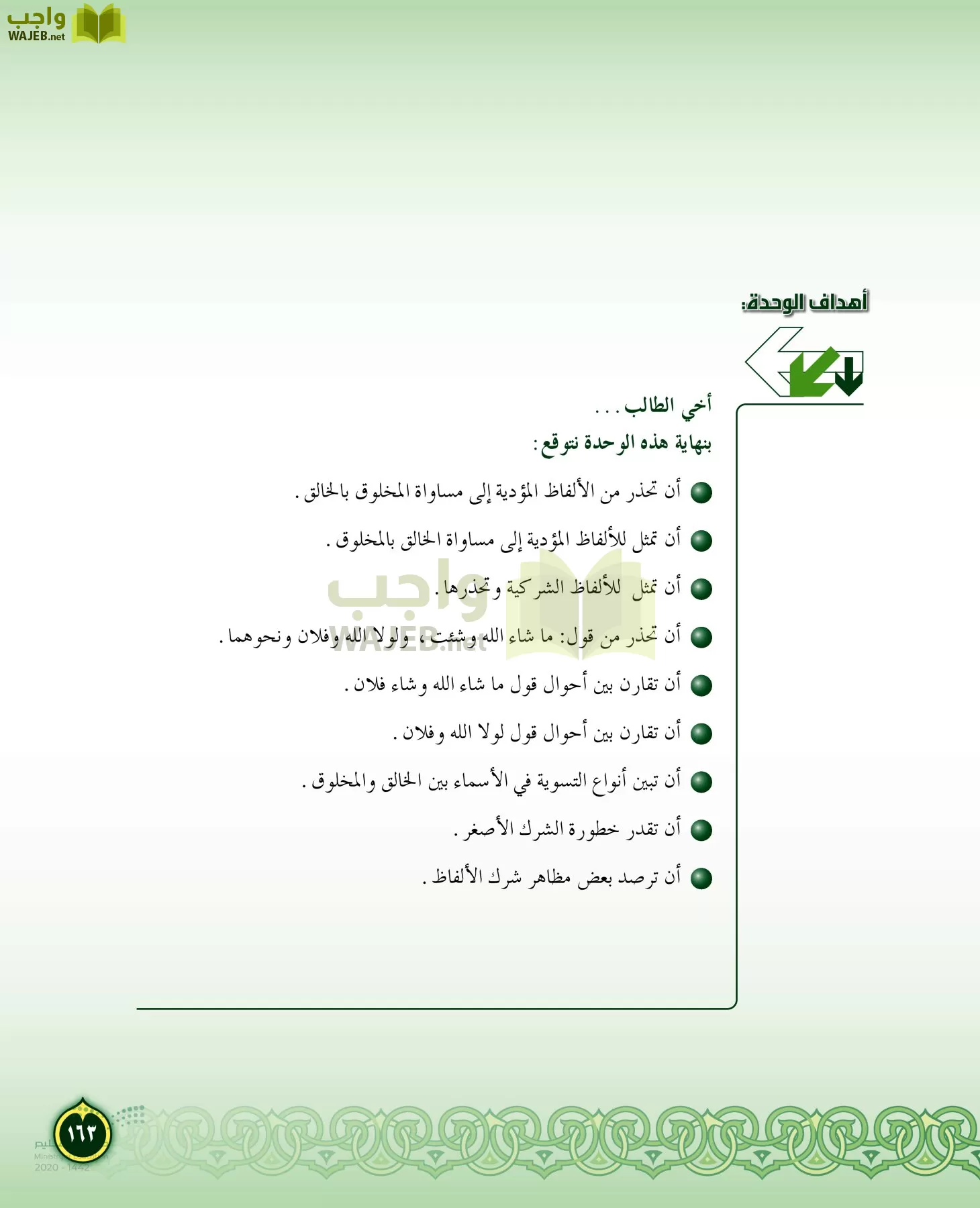 الدراسات الإسلامية (التفسير-الحديث-التوحيد-الفقه) page-162