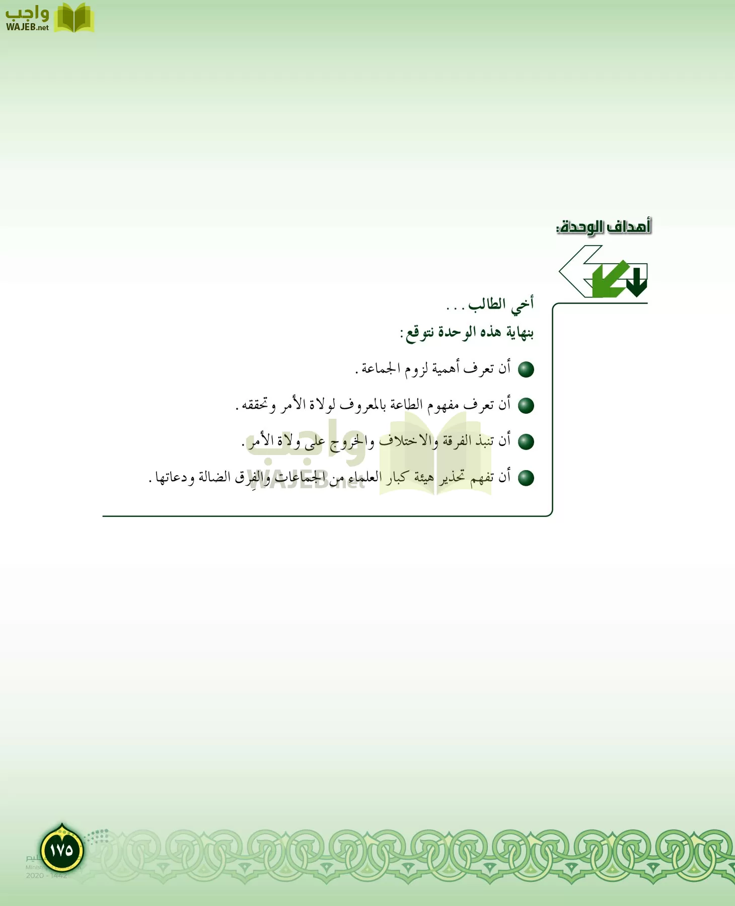 الدراسات الإسلامية (التفسير-الحديث-التوحيد-الفقه) page-174