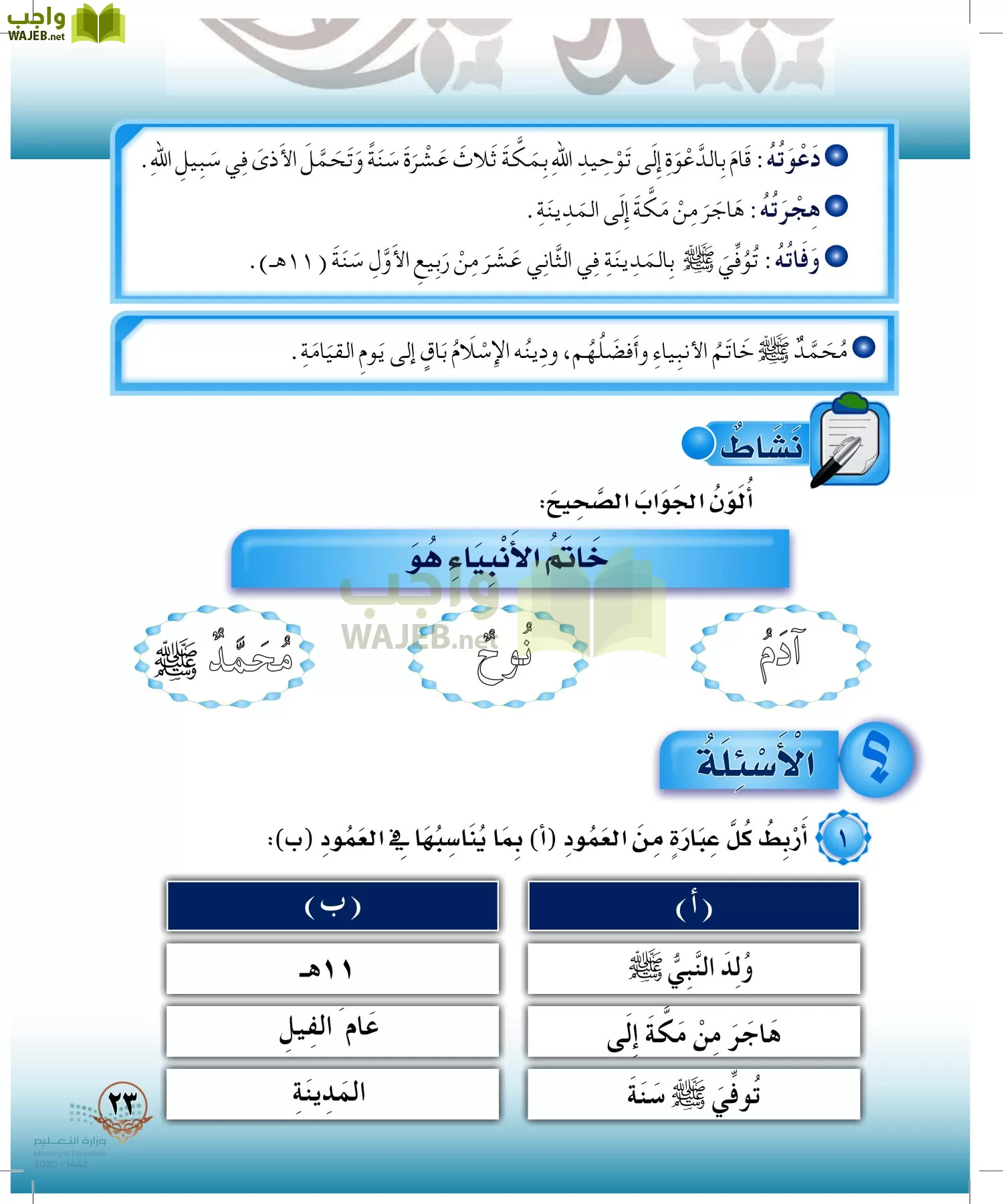 الدراسات الإسلامية (التوحيد-الفقه والسلوك) page-22