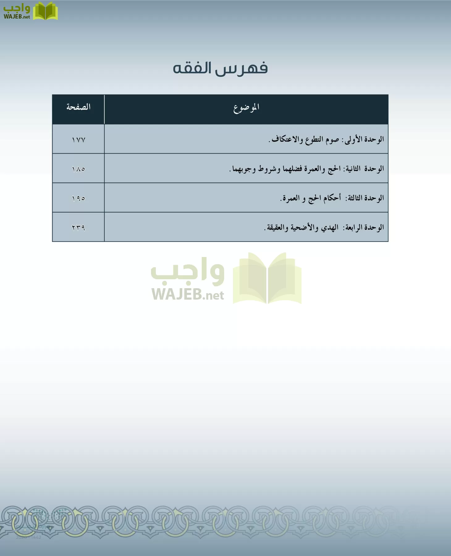 الدراسات الإسلامية (التفسير-الحديث-التوحيد-الفقه) page-9