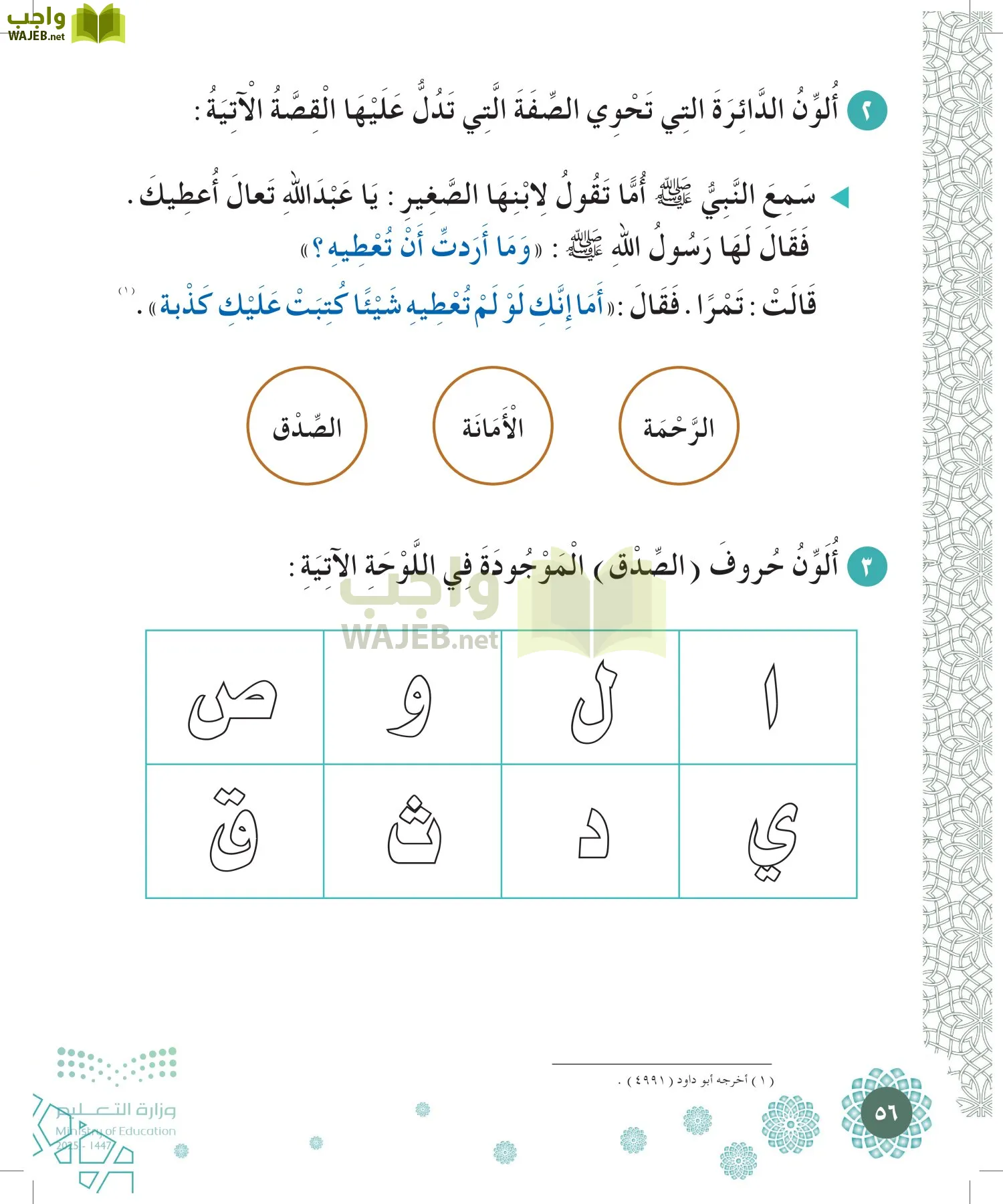 الدراسات الإسلامية (التوحيد-الفقه والسلوك) page-55