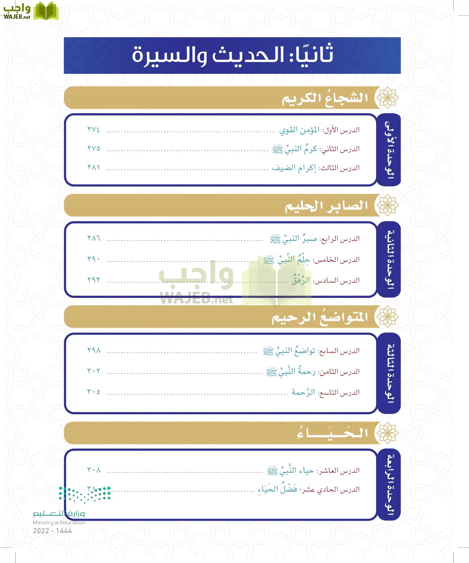 الدراسات الإسلامية (التوحيد- الحديث والسيرة - الفقه والسلوك) page-234