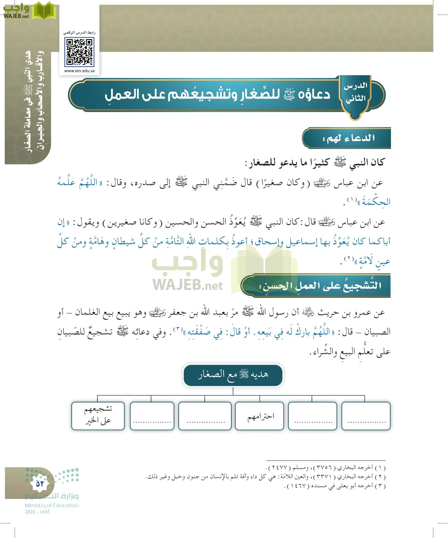 الدراسات الإسلامية (التوحيد- الحديث والسيرة - الفقه والسلوك) page-52