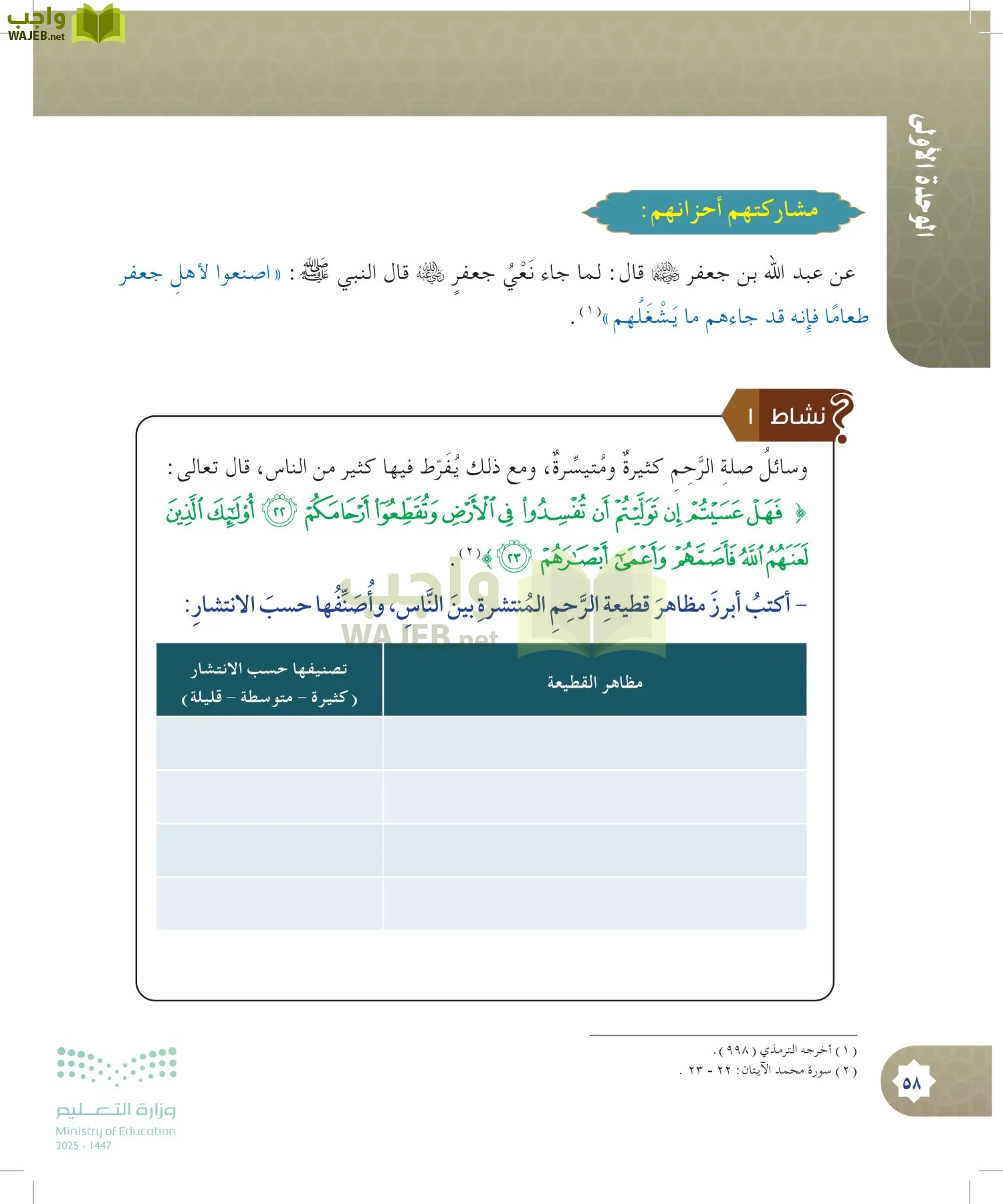الدراسات الإسلامية (التوحيد- الحديث والسيرة - الفقه والسلوك) page-57