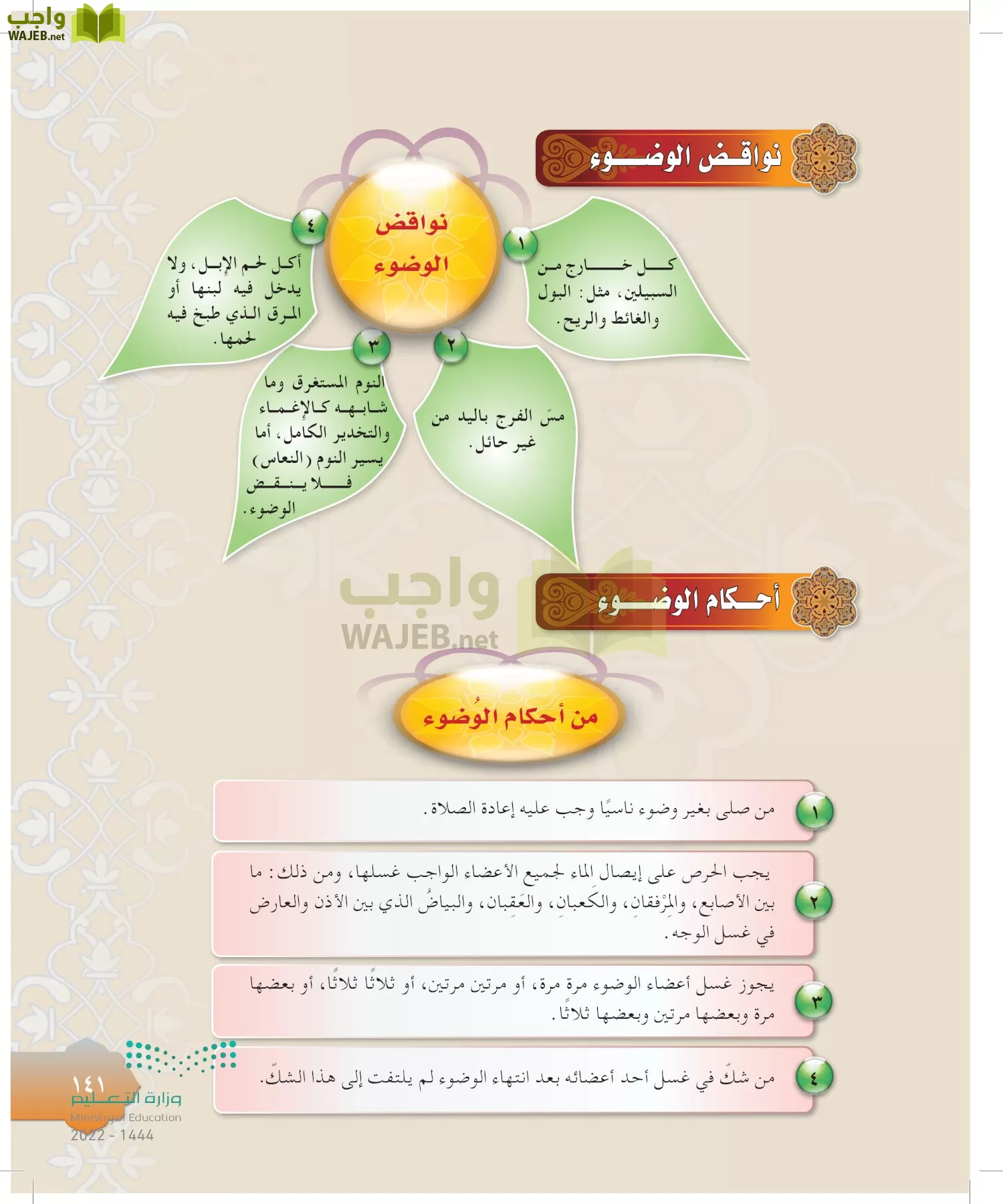 الدراسات الإسلامية (التوحيد-التفسير - الحديث -الفقه) page-140