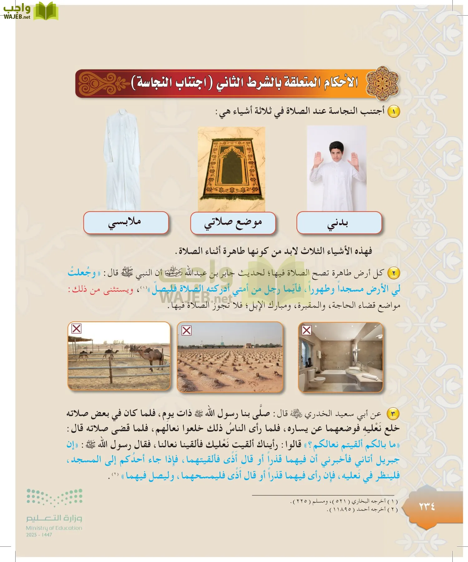 الدراسات الإسلامية (التوحيد-التفسير - الحديث -الفقه) page-233