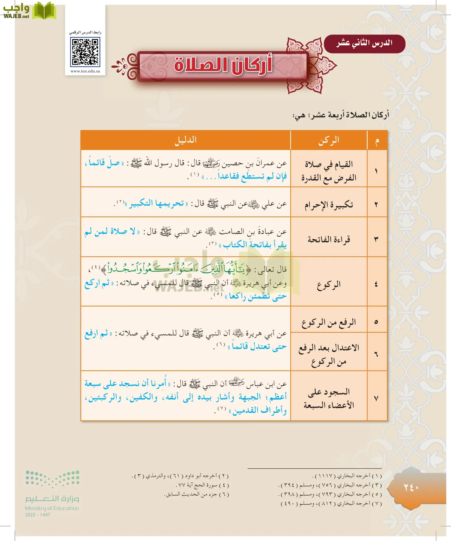 الدراسات الإسلامية (التوحيد-التفسير - الحديث -الفقه) page-239