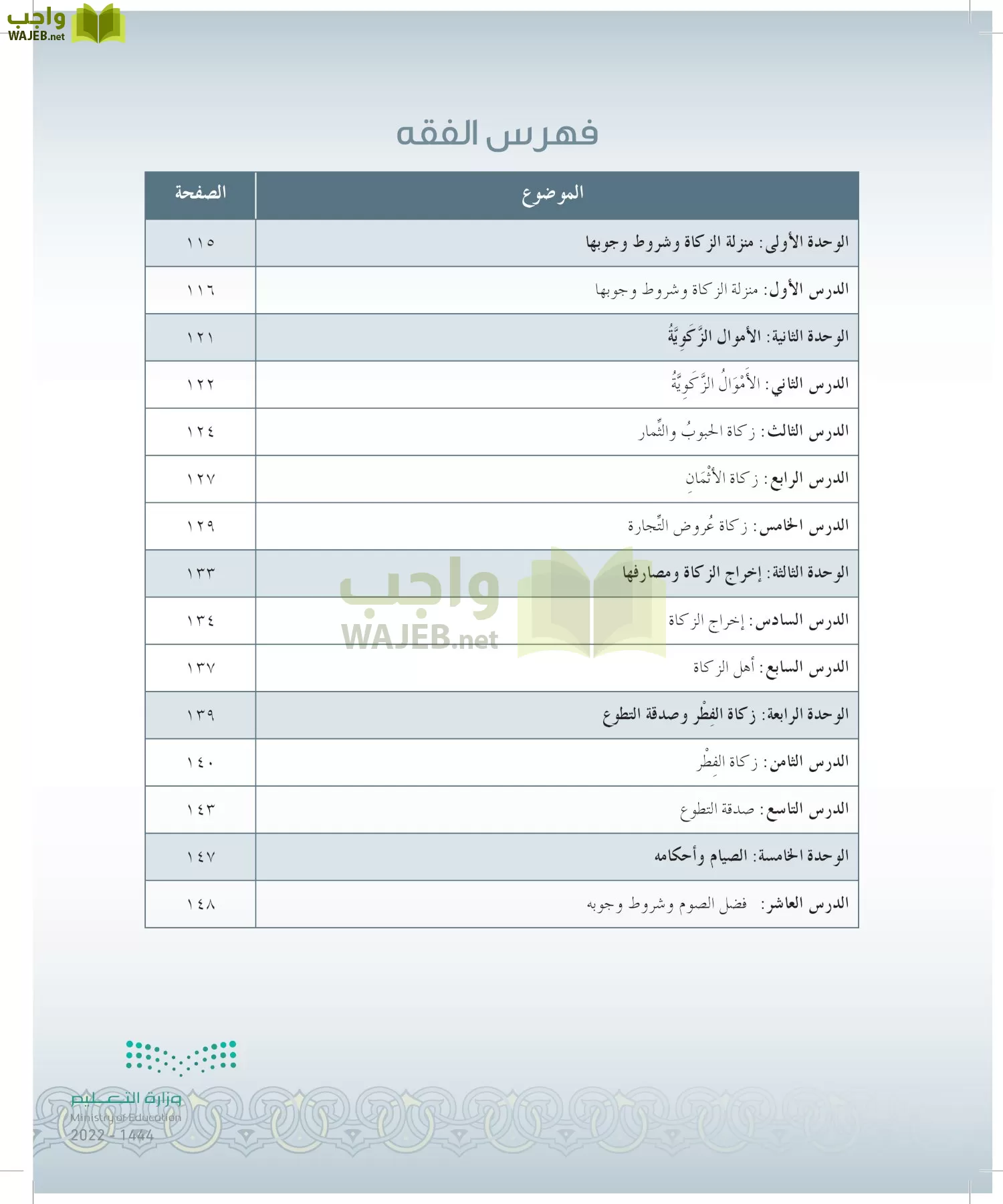الدراسات الإسلامية (التوحيد-التفسير - الحديث -الفقه) page-9