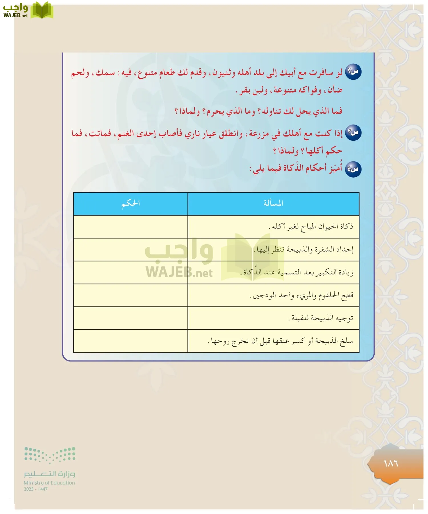 الدراسات الإسلامية (التوحيد-التفسير - الحديث -الفقه) page-185