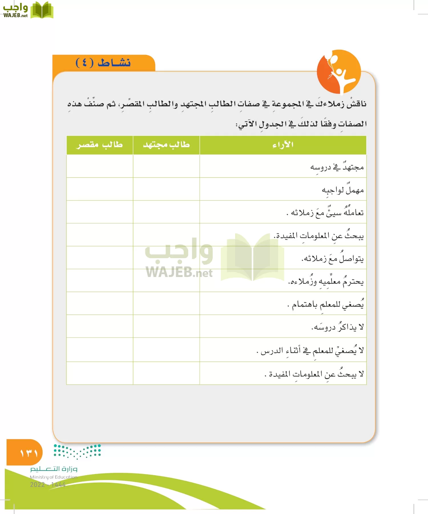 المهارات الحياتية والأسرية page-131